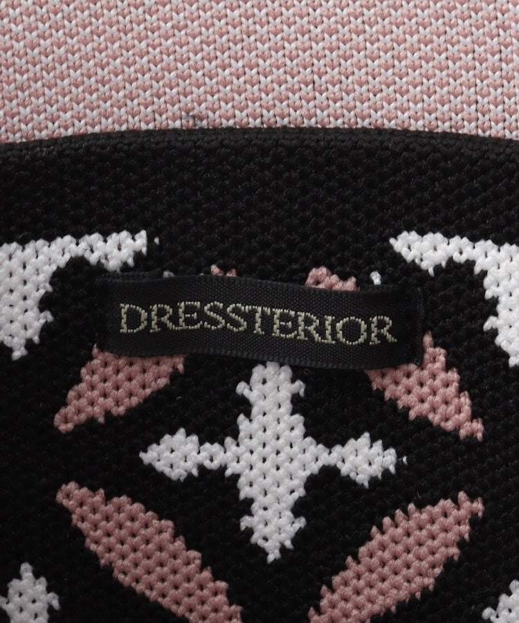 ドレステリア DRESSTERIOR オーバーラップスモールニットトート （ベージュ(152)） ベージュ(152)