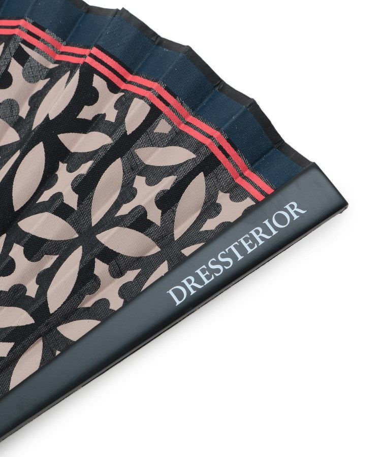 ドレステリア DRESSTERIOR オーバーラップサークル 扇子 （グレー(112)） グレー(112)