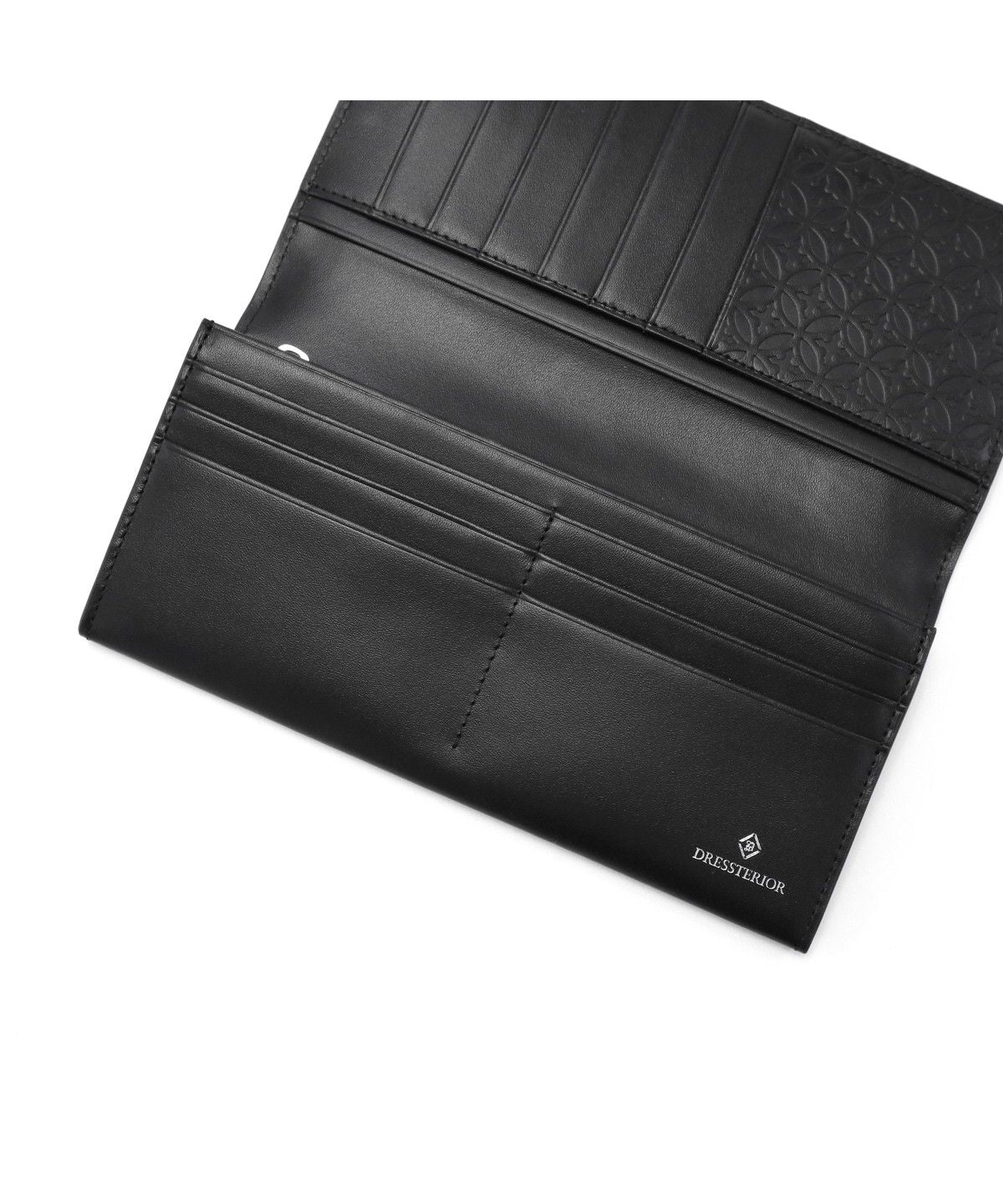 ドレステリア DRESSTERIOR ドレステリア 長財布 DRESSTERIOR 財布 スリム 薄型 小銭入れ カード かぶせ ロングウォレット シンプル おしゃれ Harrier 868615 （ブラック） ブラック