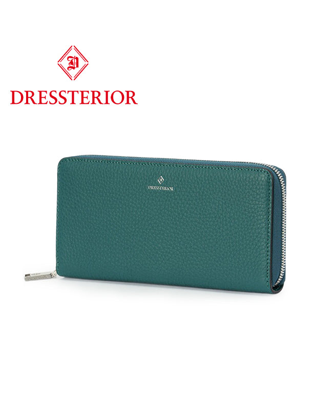 ドレステリア DRESSTERIOR ドレステリア 長財布 メンズ レディース ブランド ラウンドファスナー レザー 本革 DRESSTERIOR 861616 （グリーン） グリーン