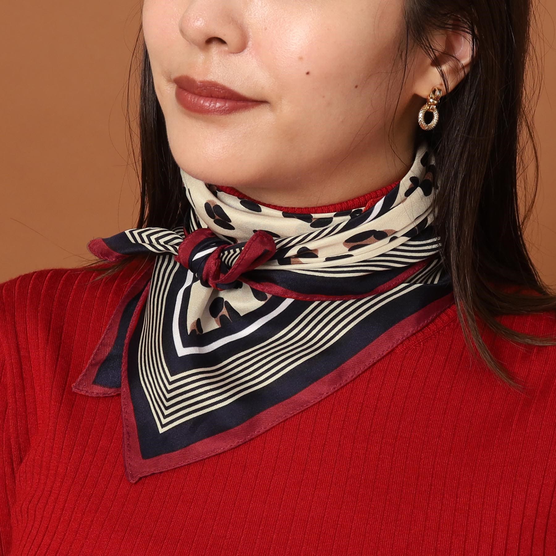 DRESSTERIOR Leopard Print Scarf