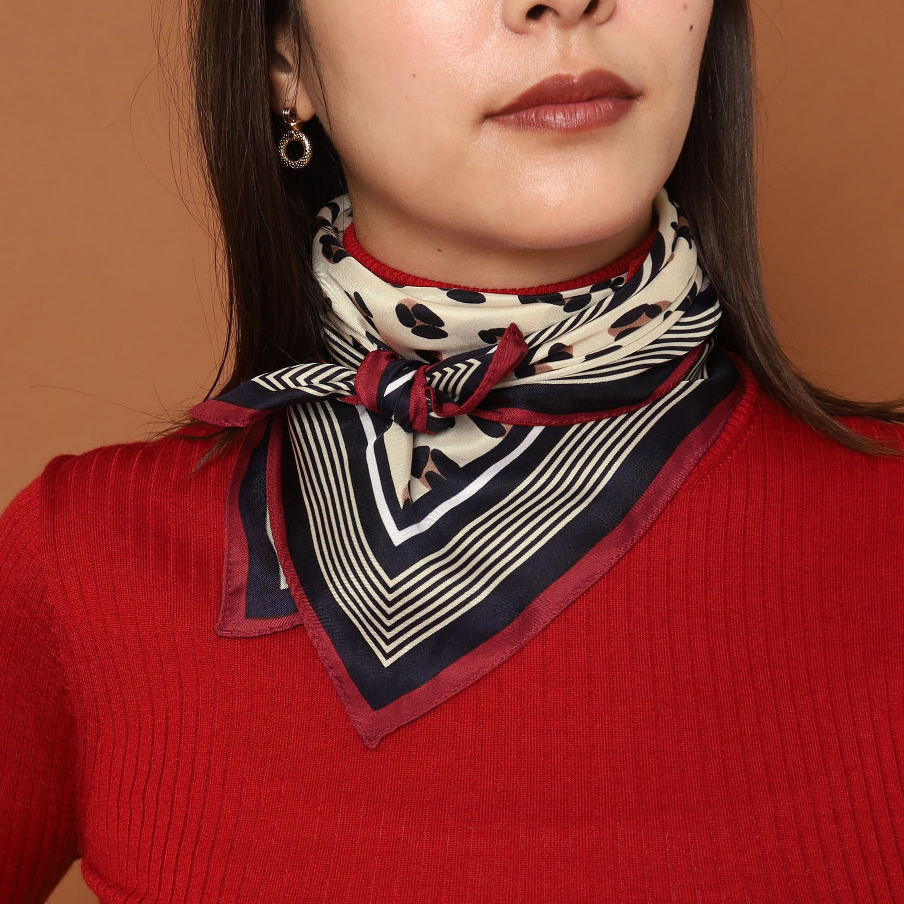 DRESSTERIOR Leopard Print Scarf