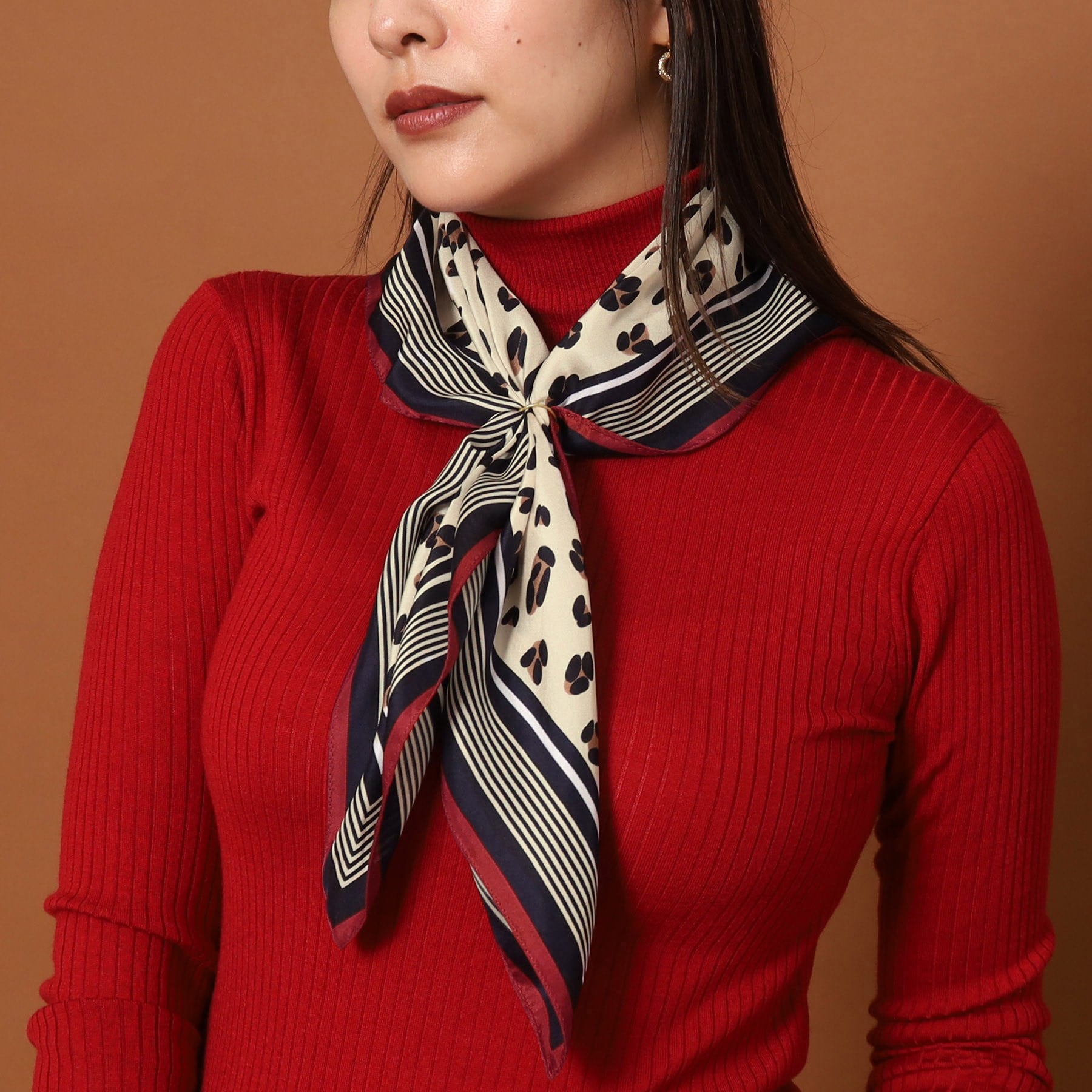 DRESSTERIOR Leopard Print Scarf