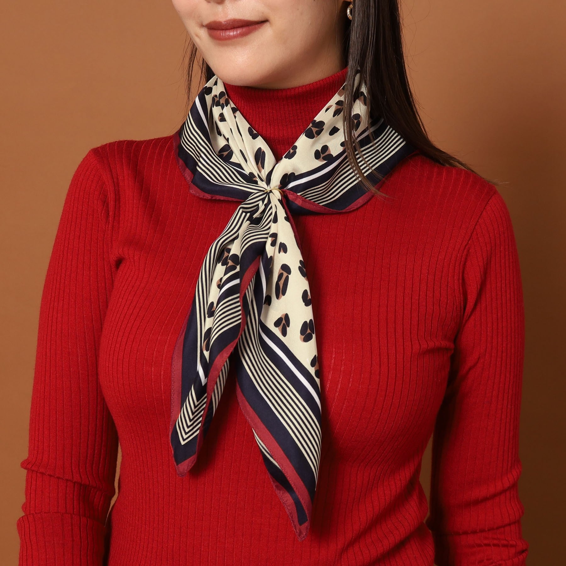 DRESSTERIOR Leopard Print Scarf
