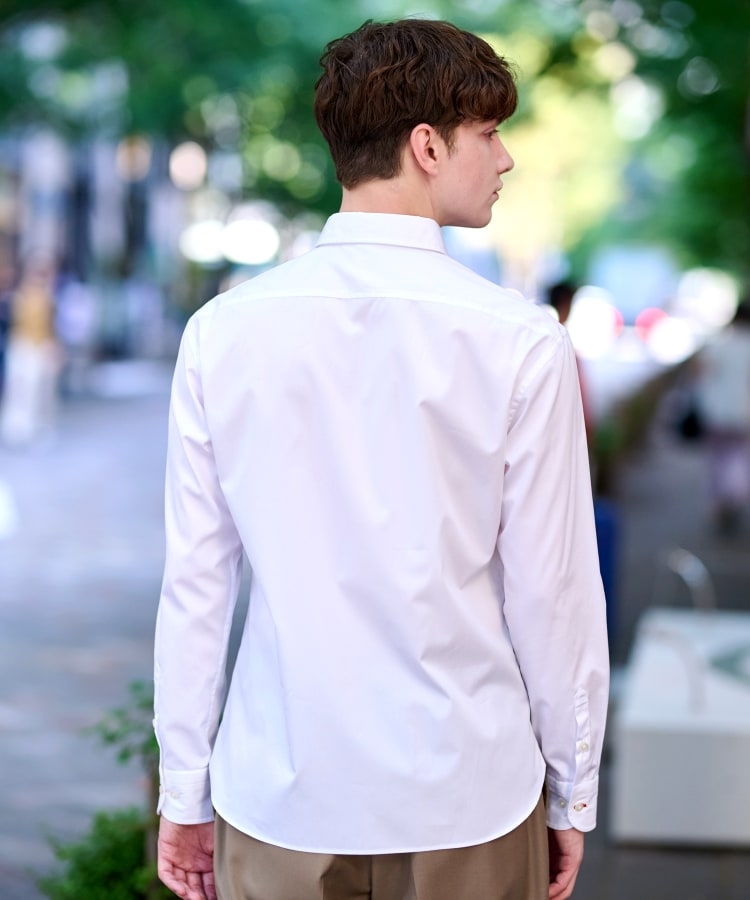 ドレステリア DRESSTERIOR SUPIMA COTTON ボタンダウンシャツ （ホワイト(001)） ホワイト(001)