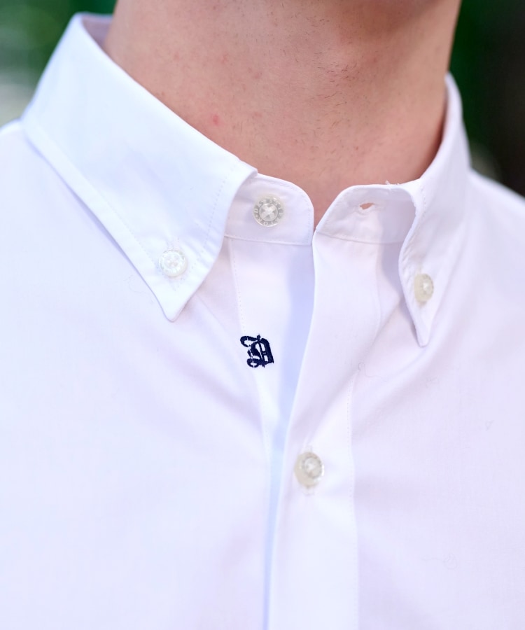 ドレステリア DRESSTERIOR SUPIMA COTTON ボタンダウンシャツ （ホワイト(001)） ホワイト(001)