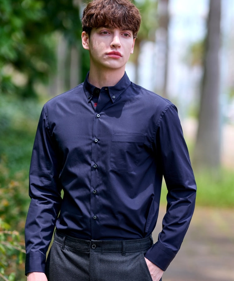 ドレステリア DRESSTERIOR SUPIMA COTTON ボタンダウンシャツ （ホワイト(001)） ホワイト(001)