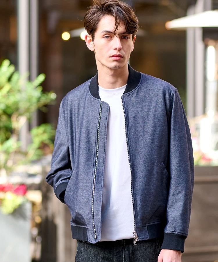 ドレステリア DRESSTERIOR ALBINI デニムジャージMAー1 （ネイビー(094)） ネイビー(094)