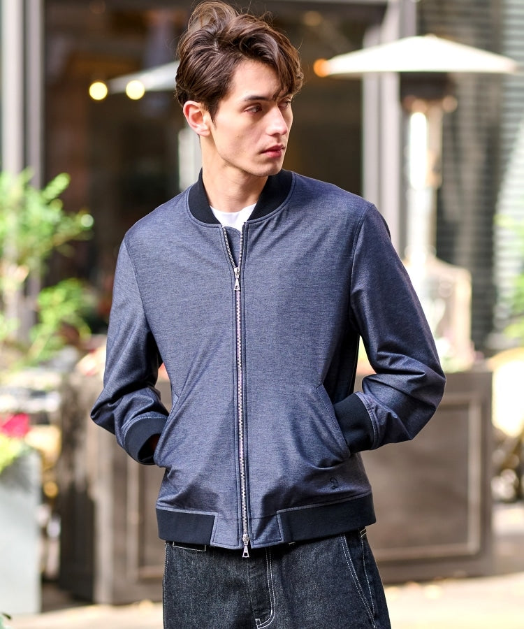 ドレステリア DRESSTERIOR ALBINI デニムジャージMAー1 （ネイビー(094)） ネイビー(094)