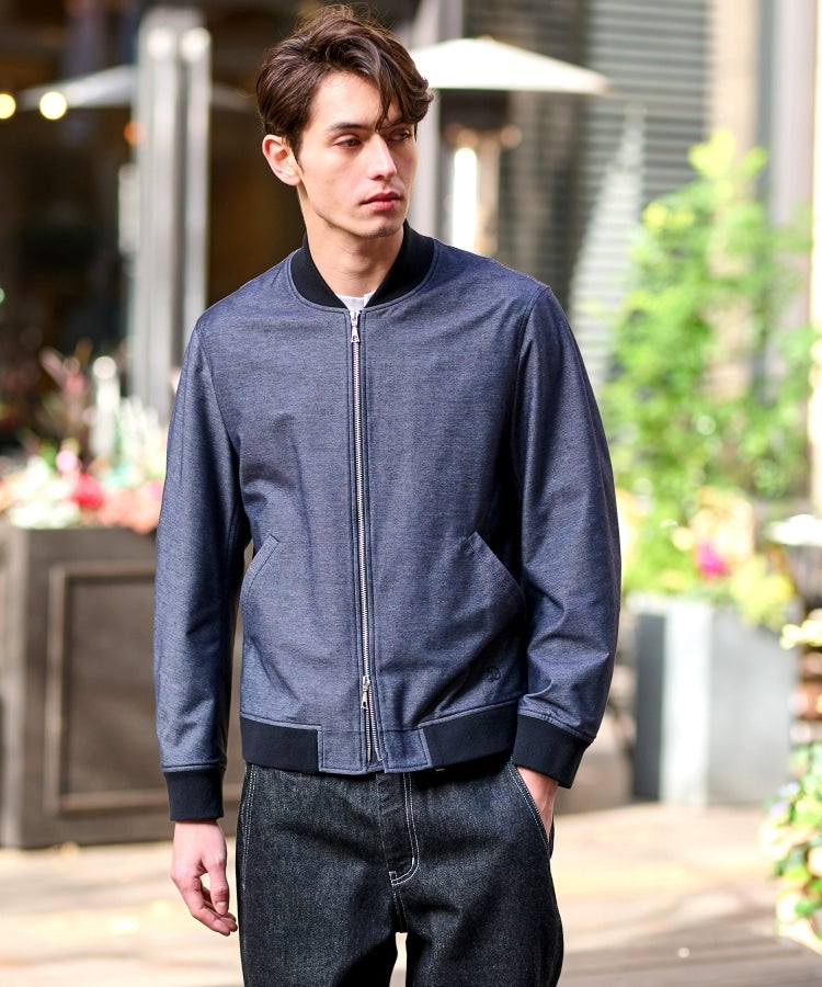 ドレステリア DRESSTERIOR ALBINI デニムジャージMAー1 （ネイビー(094)） ネイビー(094)