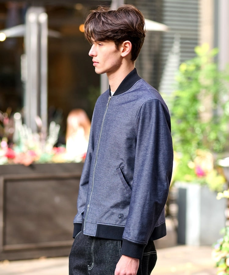 ドレステリア DRESSTERIOR ALBINI デニムジャージMAー1 （ネイビー(094)） ネイビー(094)