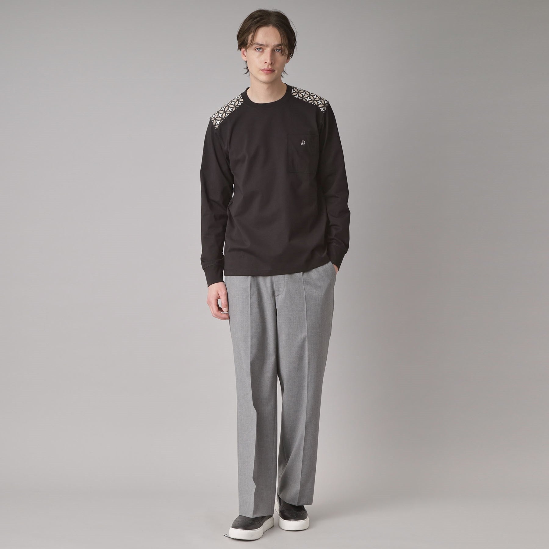 ドレステリア DRESSTERIOR BACK BREEZE TECH ロンT （ブラック(019)） ブラック(019)