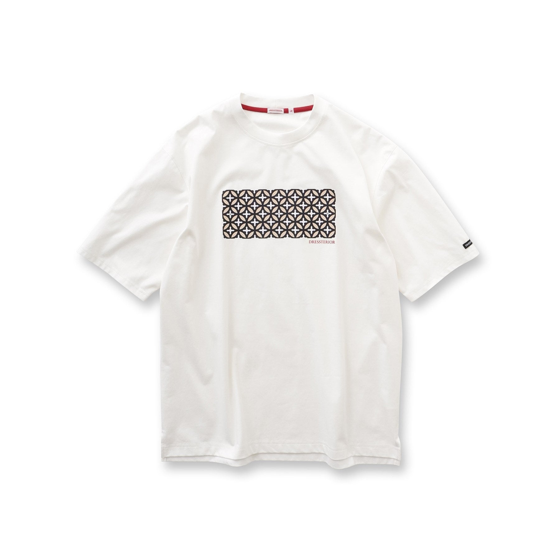 ドレステリア DRESSTERIOR BACK BREEZE TECH オーバーラップサークルプリントT （ホワイト(001)） ホワイト(001)