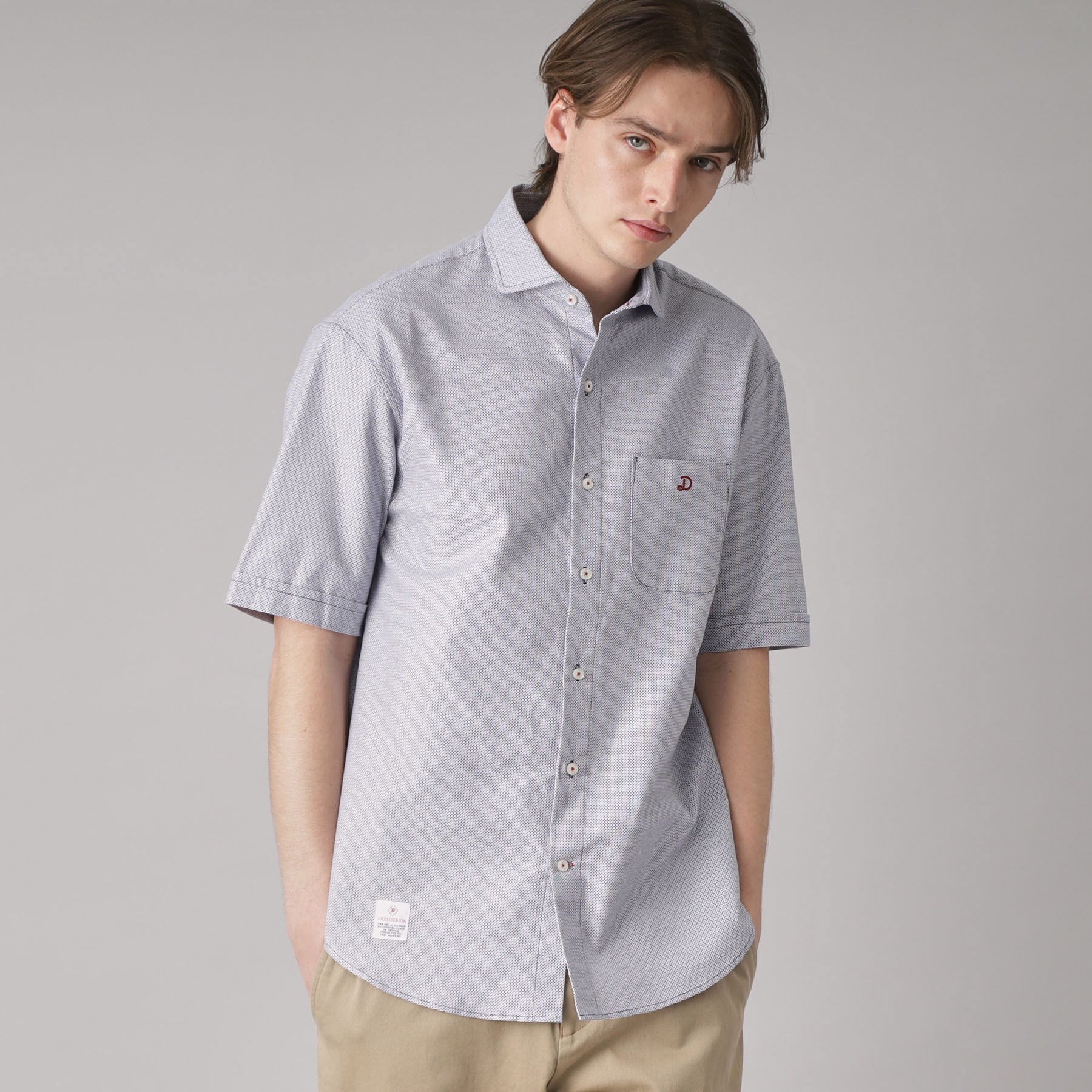 ドレステリア DRESSTERIOR メッシュエアー ハーフスリーブシャツ （ホワイト(001)） ホワイト(001)