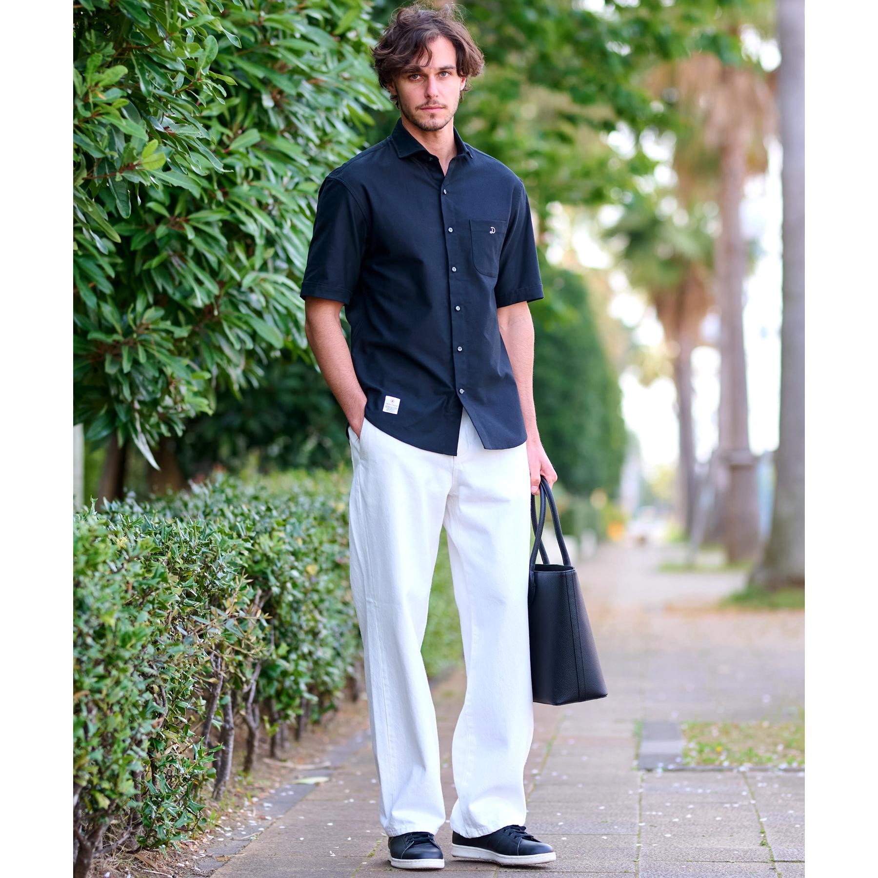 ドレステリア DRESSTERIOR メッシュエアー ハーフスリーブシャツ （ホワイト(001)） ホワイト(001)