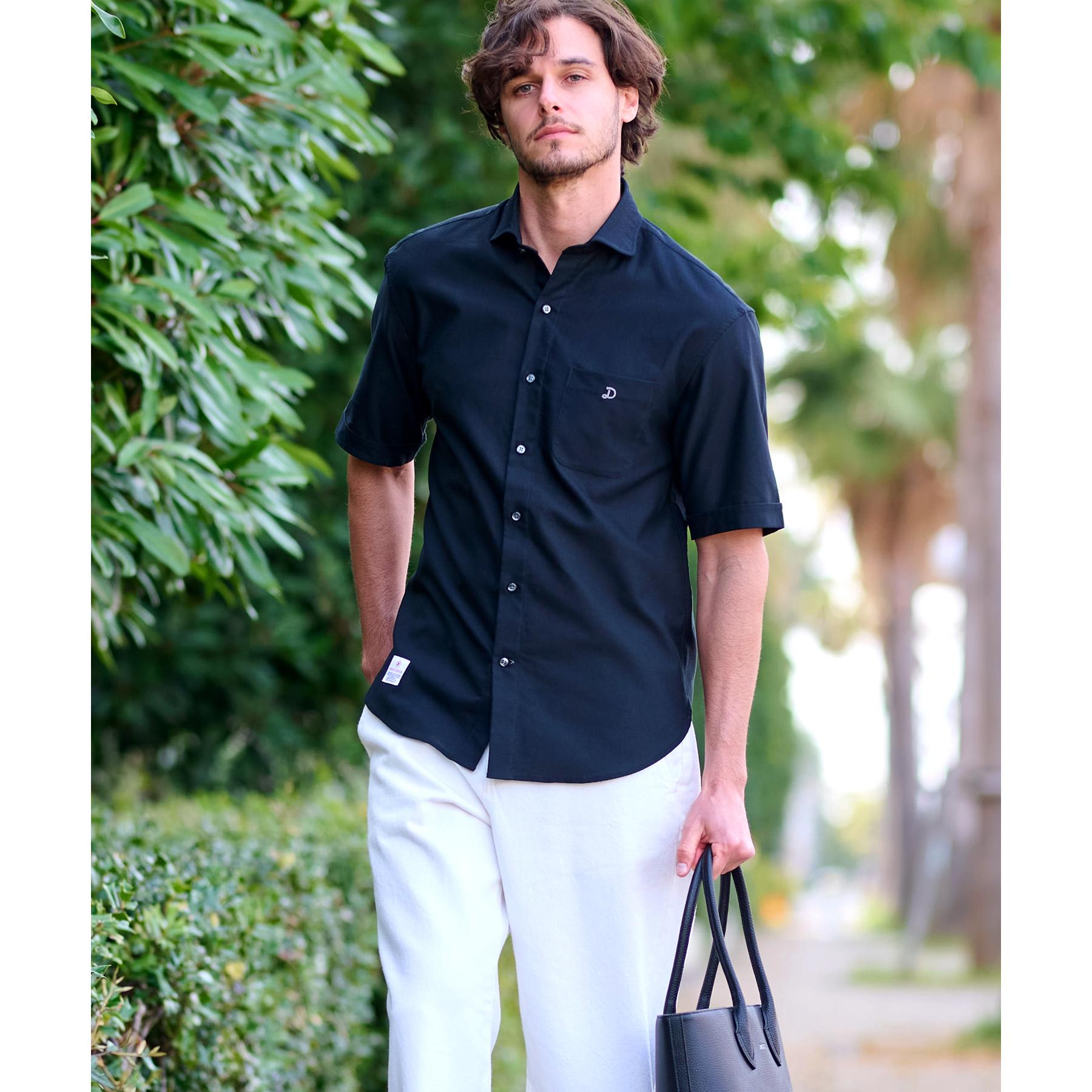 ドレステリア DRESSTERIOR メッシュエアー ハーフスリーブシャツ （ホワイト(001)） ホワイト(001)