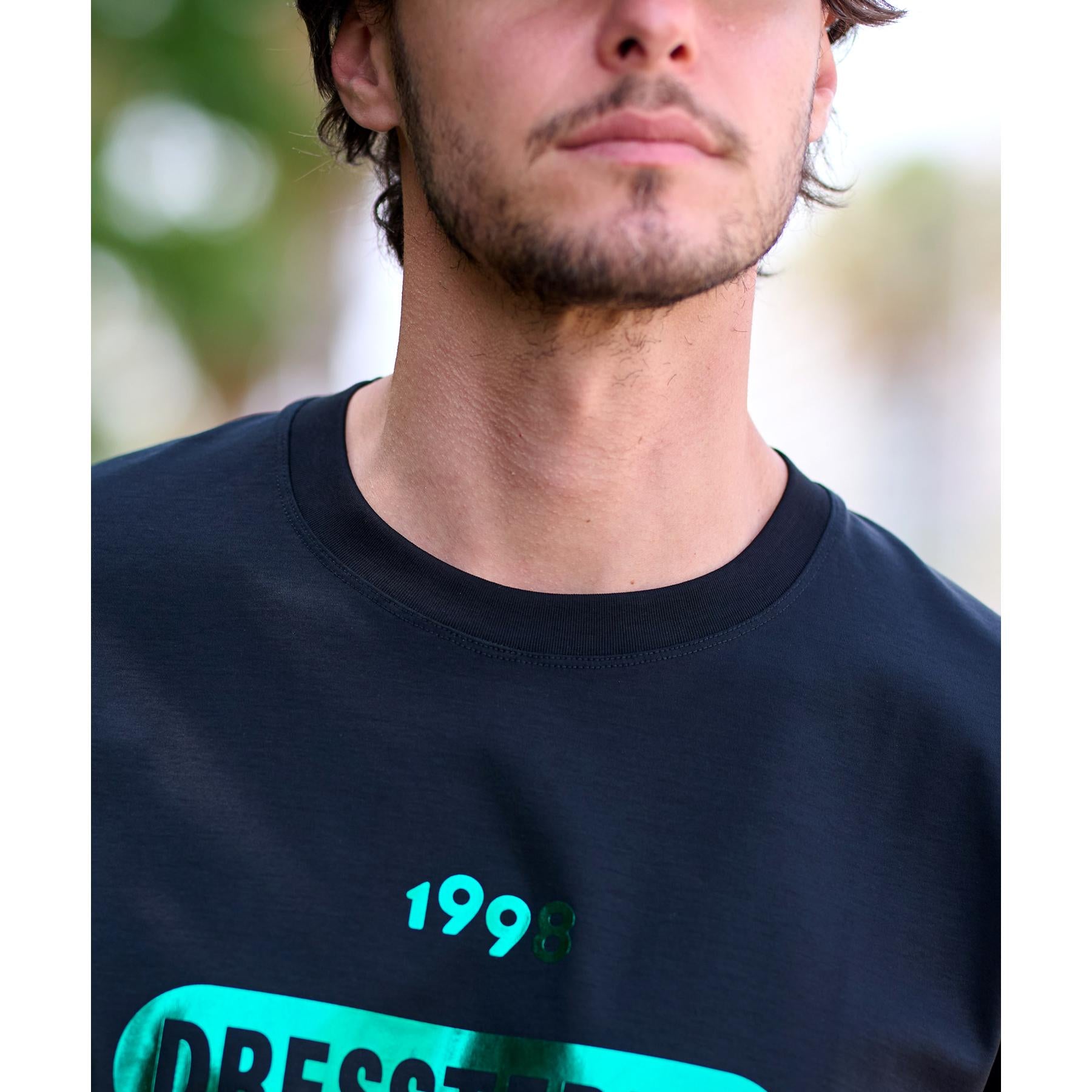 ドレステリア DRESSTERIOR 【接触冷感／抗菌防臭／消臭】ICE CLEAR COTTON 大阪ルクア&EC限定 ロゴT （ブラック(019)） ブラック(019)