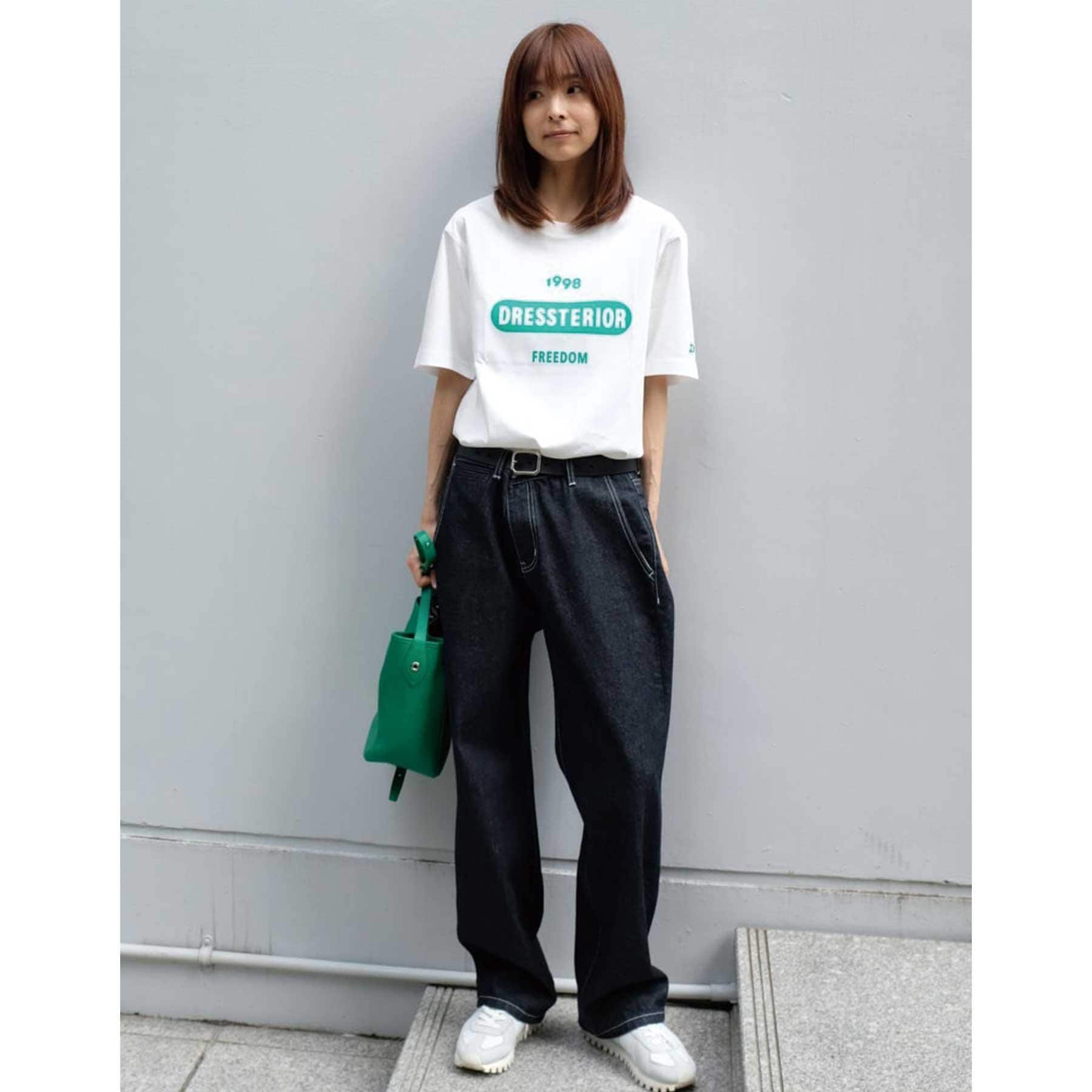 ドレステリア DRESSTERIOR 【接触冷感／抗菌防臭／消臭】ICE CLEAR COTTON 大阪ルクア&EC限定 ロゴT （ブラック(019)） ブラック(019)
