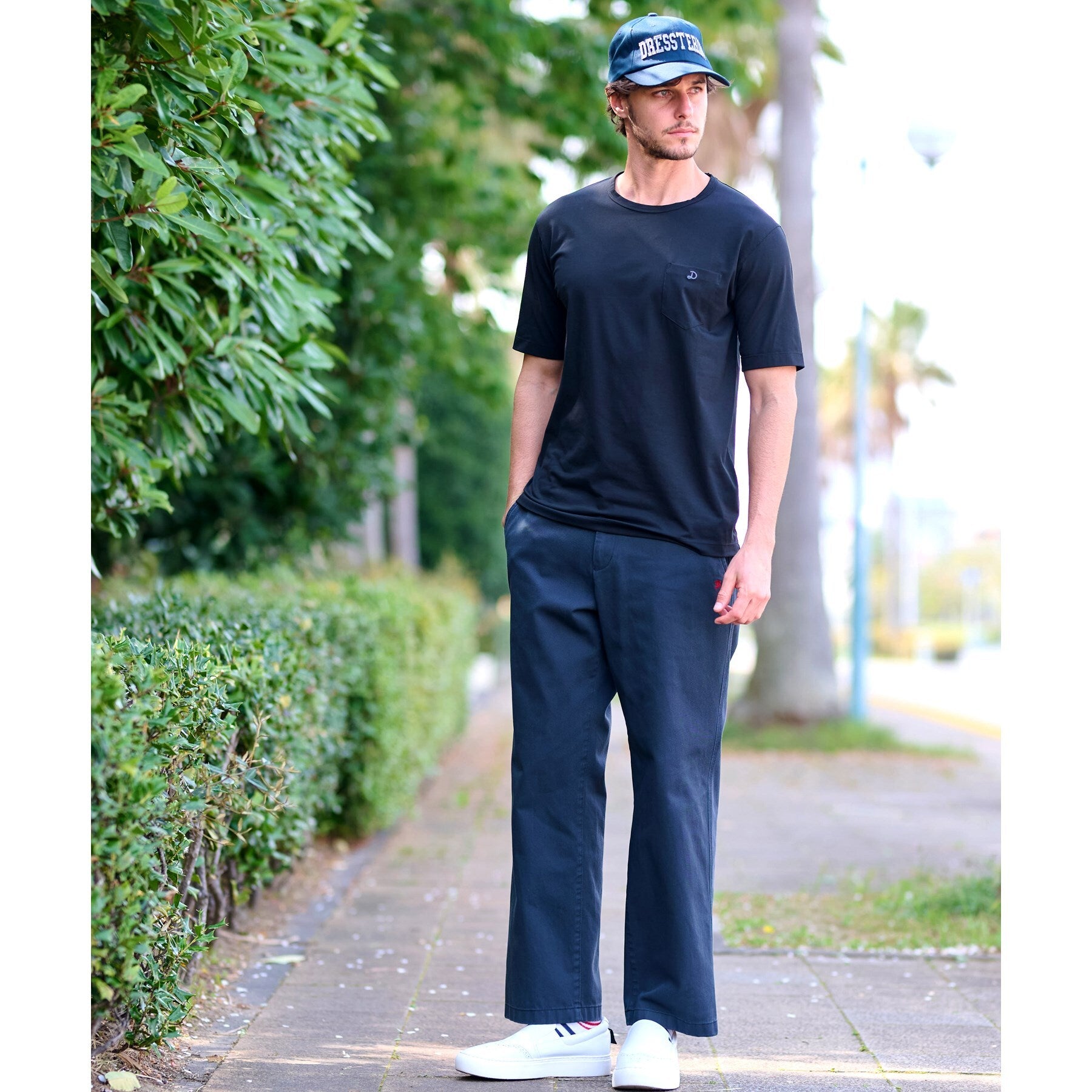 ドレステリア DRESSTERIOR ベーシックTシャツ （ホワイト(001)） ホワイト(001)