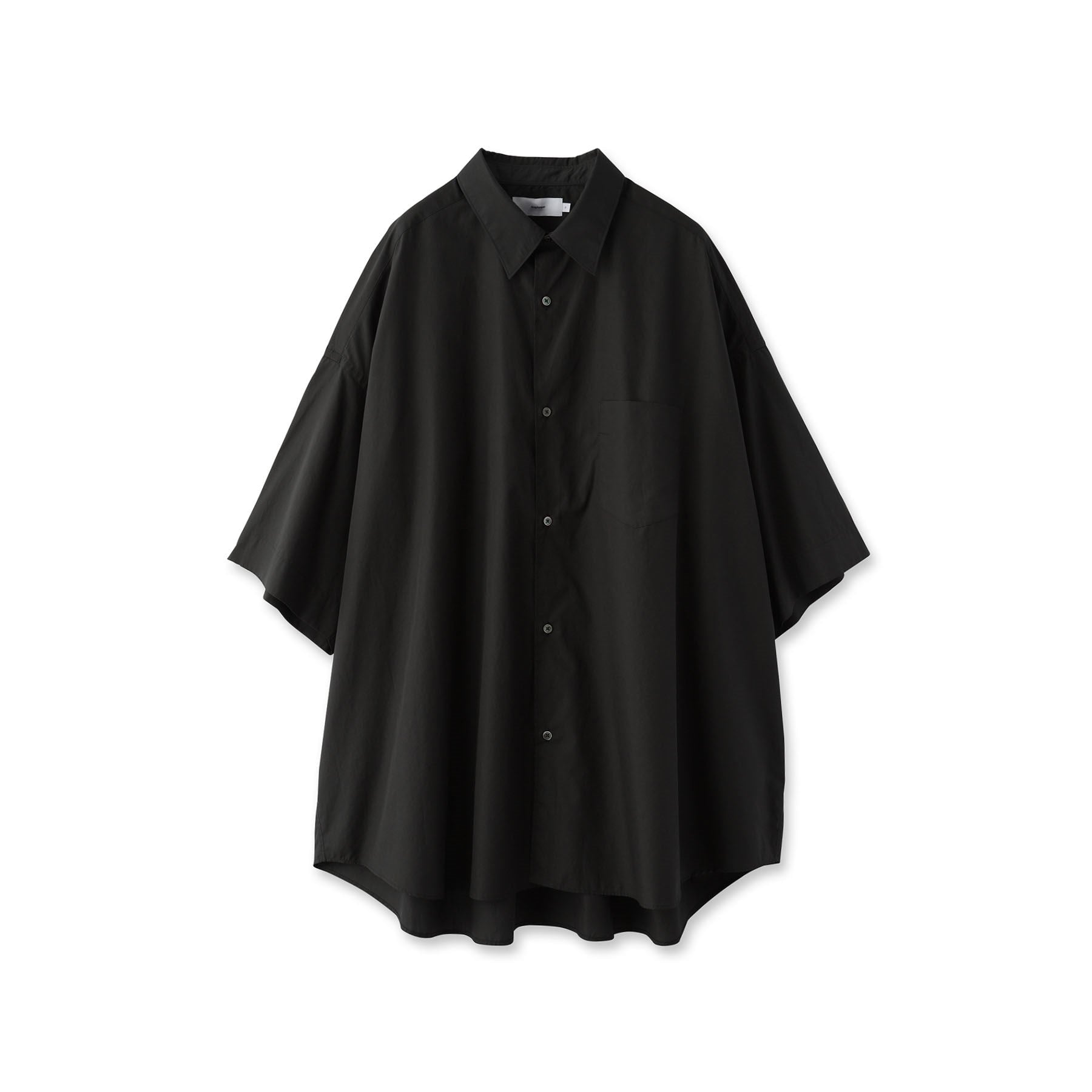 ドレステリア DRESSTERIOR GRAPHPAPER（グラフペーパー）BROAD SS OVERSIZED｜シャツ （ブラック(019)） ブラック(019)