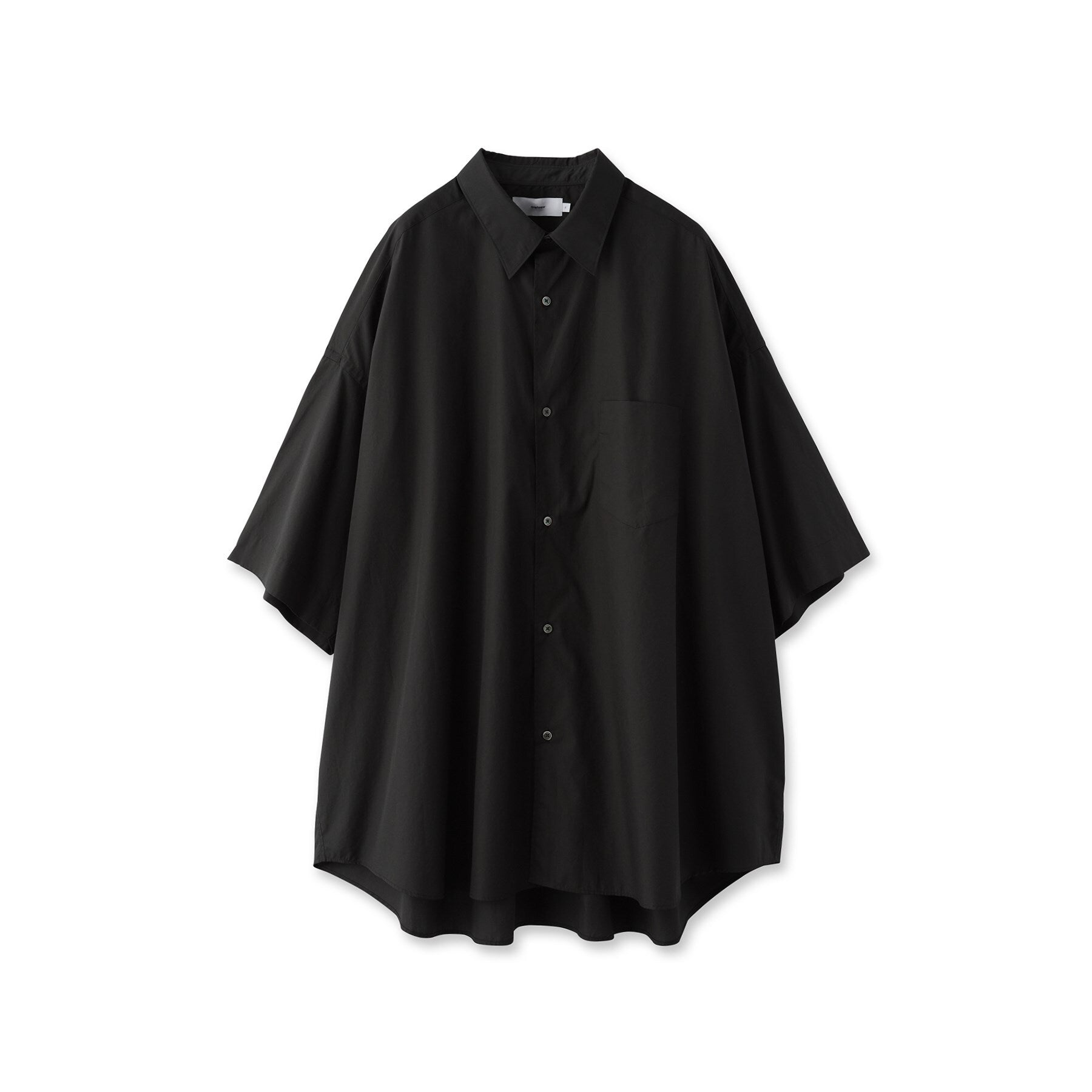 ドレステリア DRESSTERIOR GRAPHPAPER（グラフペーパー）BROAD SS OVERSIZED｜シャツ （ブラック(019)） ブラック(019)