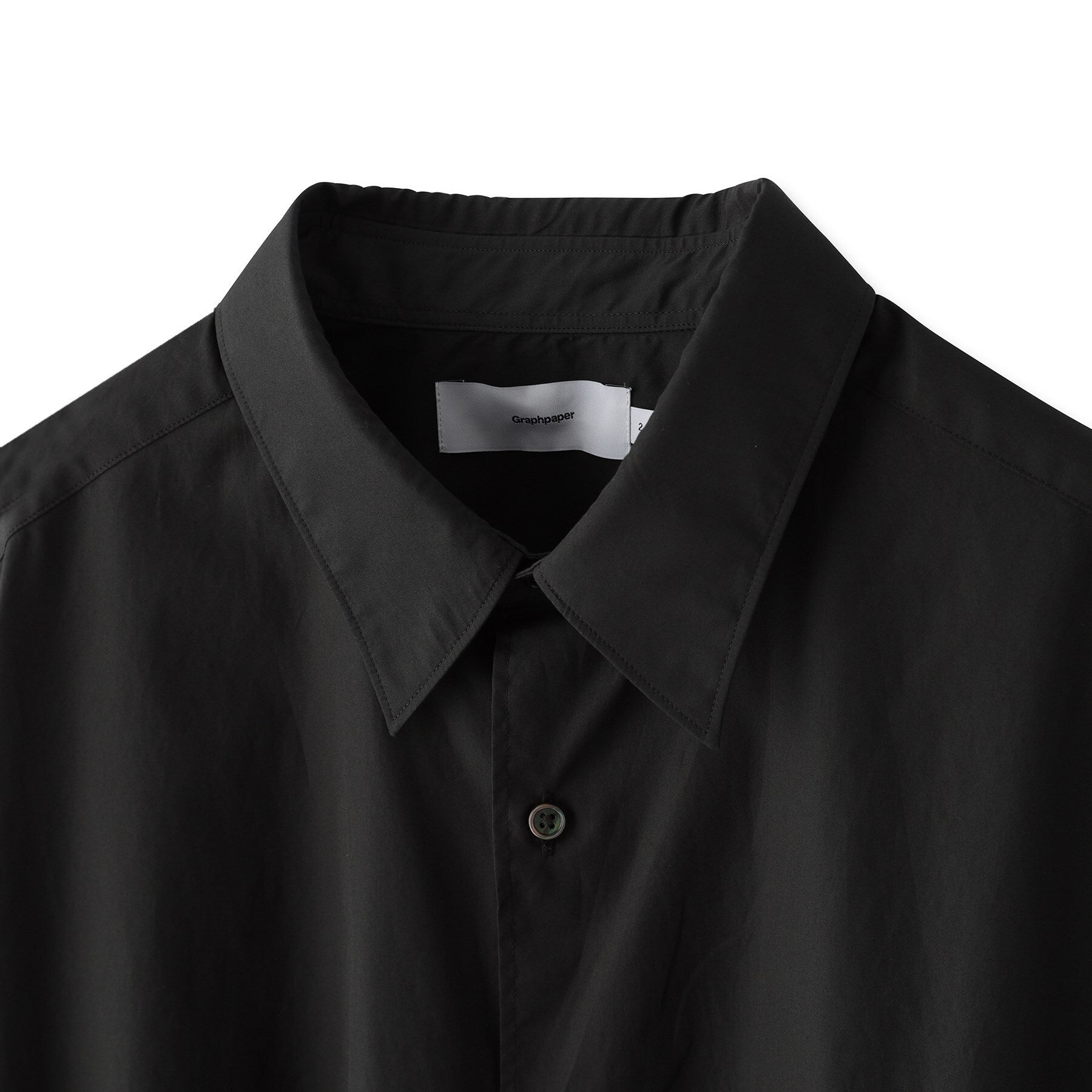 ドレステリア DRESSTERIOR GRAPHPAPER（グラフペーパー）BROAD SS OVERSIZED｜シャツ （ブラック(019)） ブラック(019)
