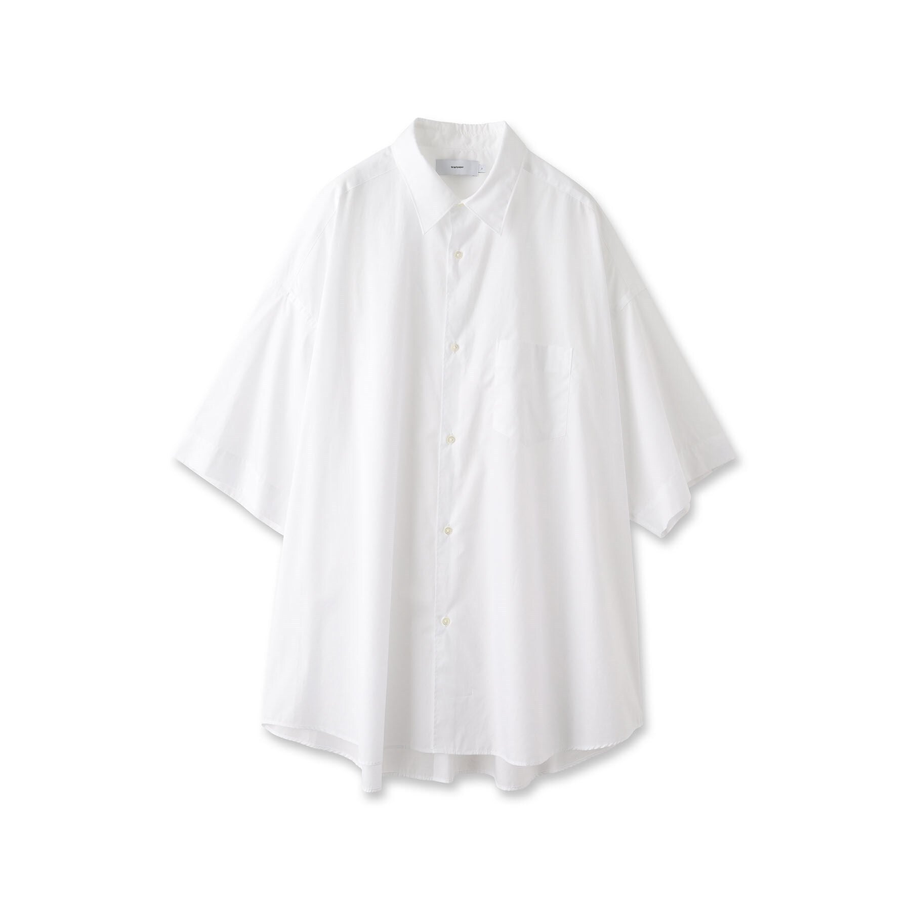 ドレステリア DRESSTERIOR GRAPHPAPER（グラフペーパー）BROAD SS OVERSIZED｜シャツ （ブラック(019)） ブラック(019)