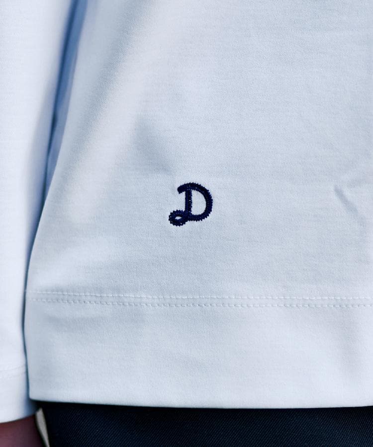 ドレステリア DRESSTERIOR 【接触冷感／抗菌防臭／消臭】ICE CLEAR COTTON クルーネックロンT （ホワイト(001)） ホワイト(001)