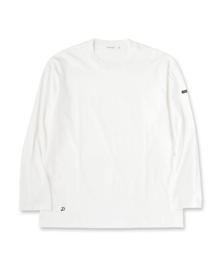 ドレステリア DRESSTERIOR 【接触冷感／抗菌防臭／消臭】ICE CLEAR COTTON クルーネックロンT （ホワイト(001)） ホワイト(001)
