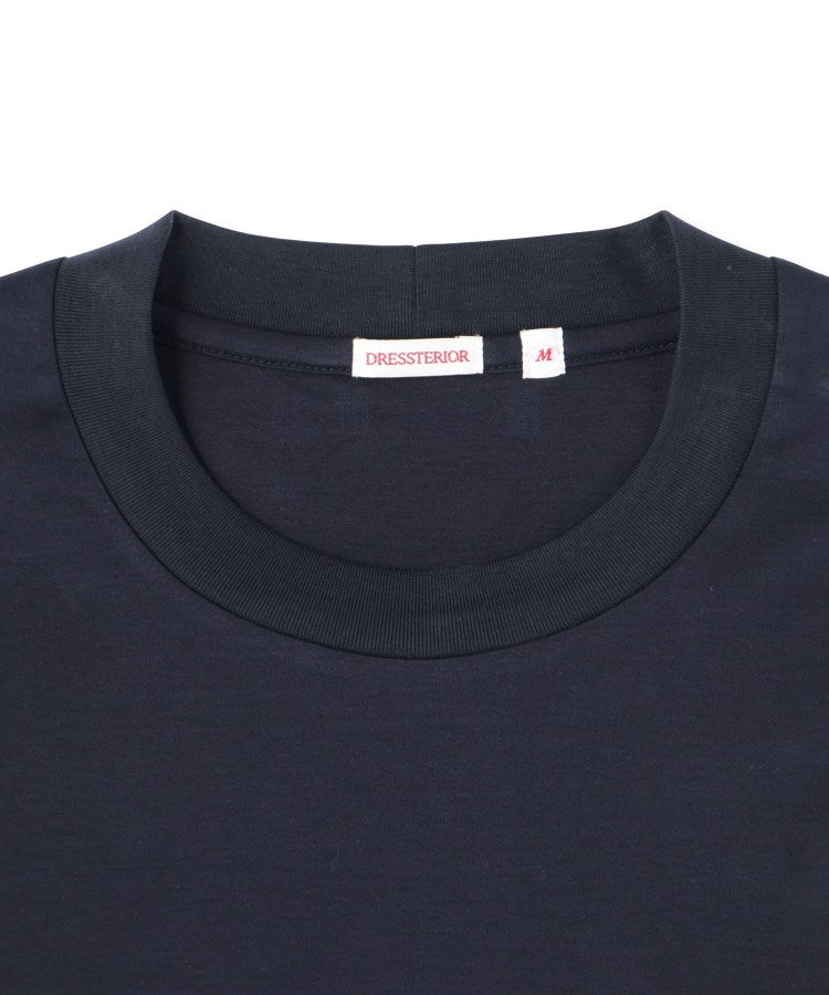 ドレステリア DRESSTERIOR 【接触冷感／抗菌防臭／消臭】ICE CLEAR COTTON クルーネックロンT （ホワイト(001)） ホワイト(001)