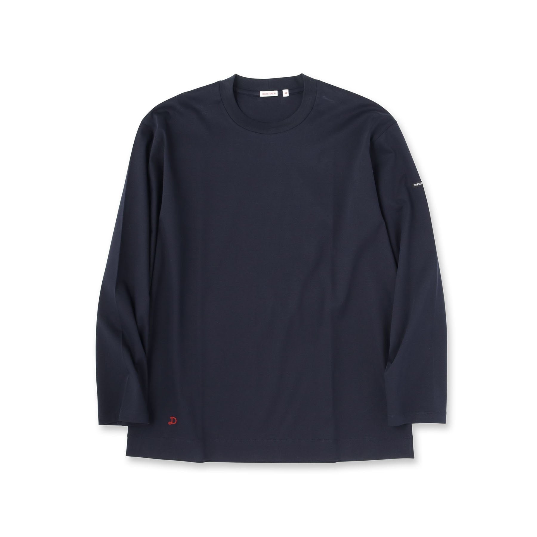 ドレステリア DRESSTERIOR 【接触冷感／抗菌防臭／消臭】ICE CLEAR COTTON クルーネックロンT （ブラック(019)） ブラック(019)