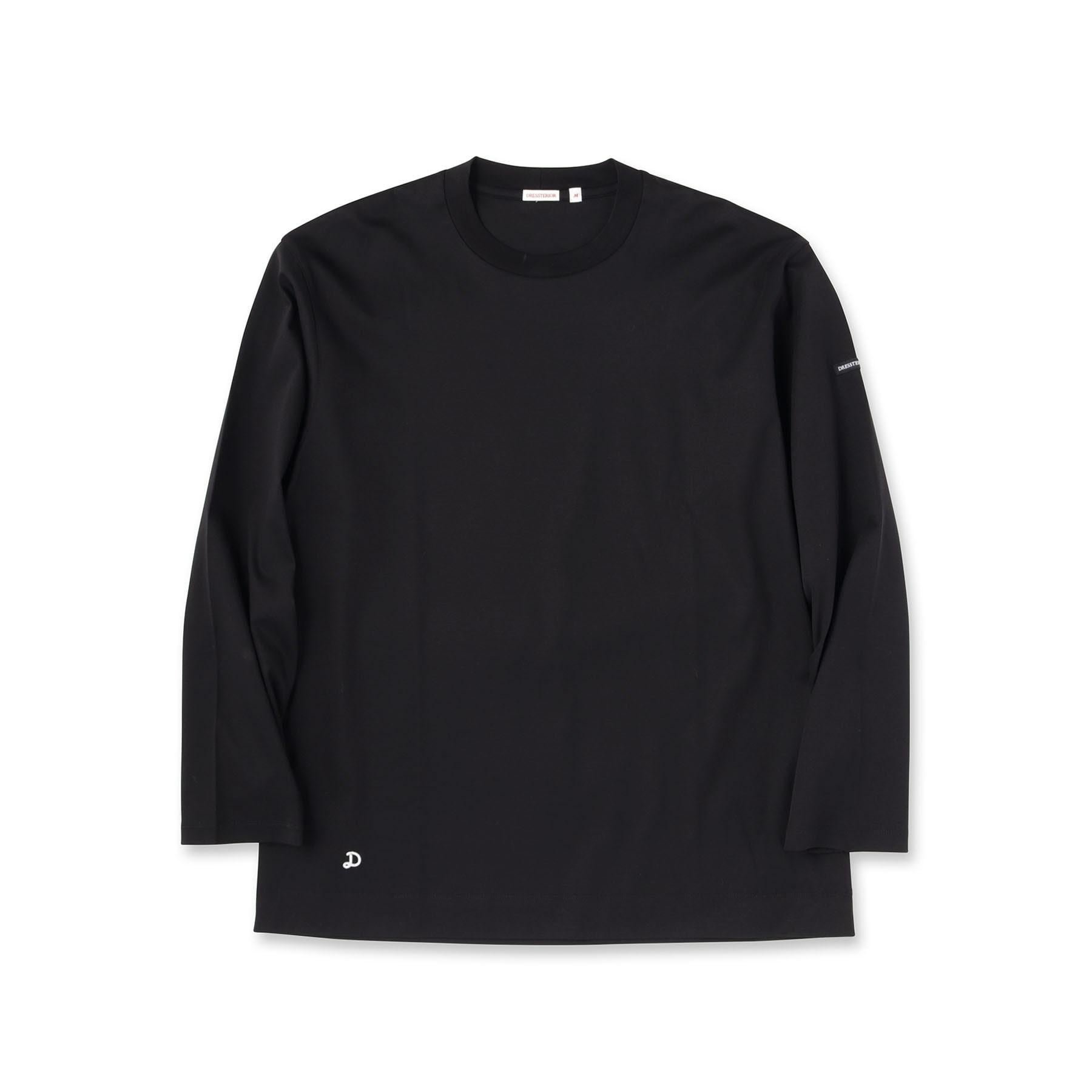 ドレステリア DRESSTERIOR 【接触冷感／抗菌防臭／消臭】ICE CLEAR COTTON クルーネックロンT （ブラック(019)） ブラック(019)