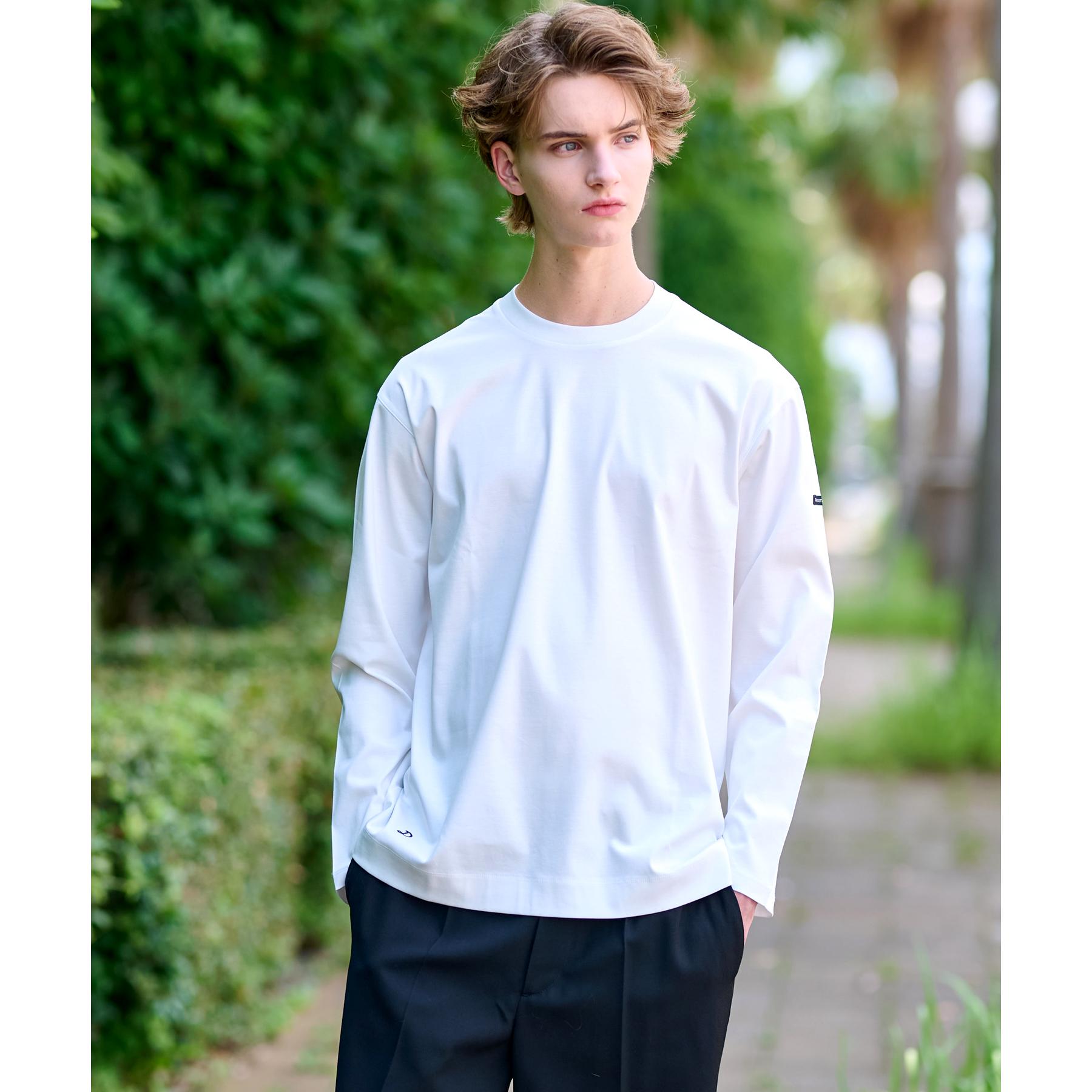 ドレステリア DRESSTERIOR 【接触冷感／抗菌防臭／消臭】ICE CLEAR COTTON クルーネックロンT （ブラック(019)） ブラック(019)