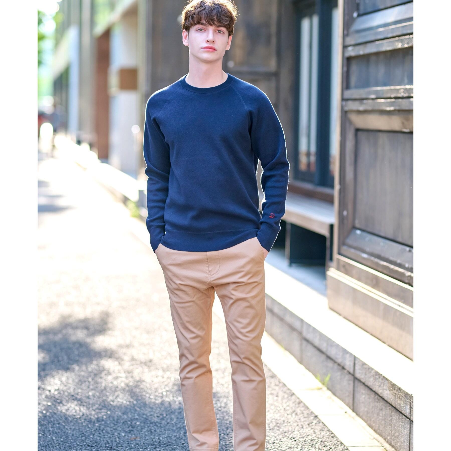 ドレステリア DRESSTERIOR コットンカシミヤスムースニット （グレー(012)） グレー(012)