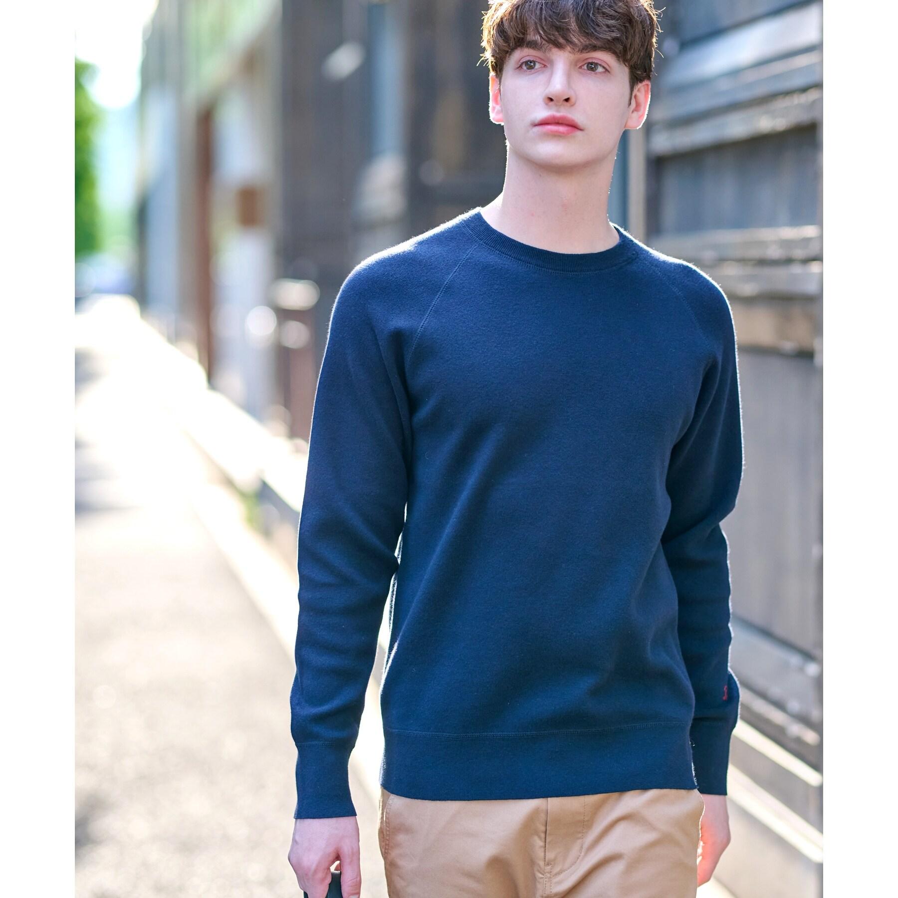 ドレステリア DRESSTERIOR コットンカシミヤスムースニット （グレー(012)） グレー(012)