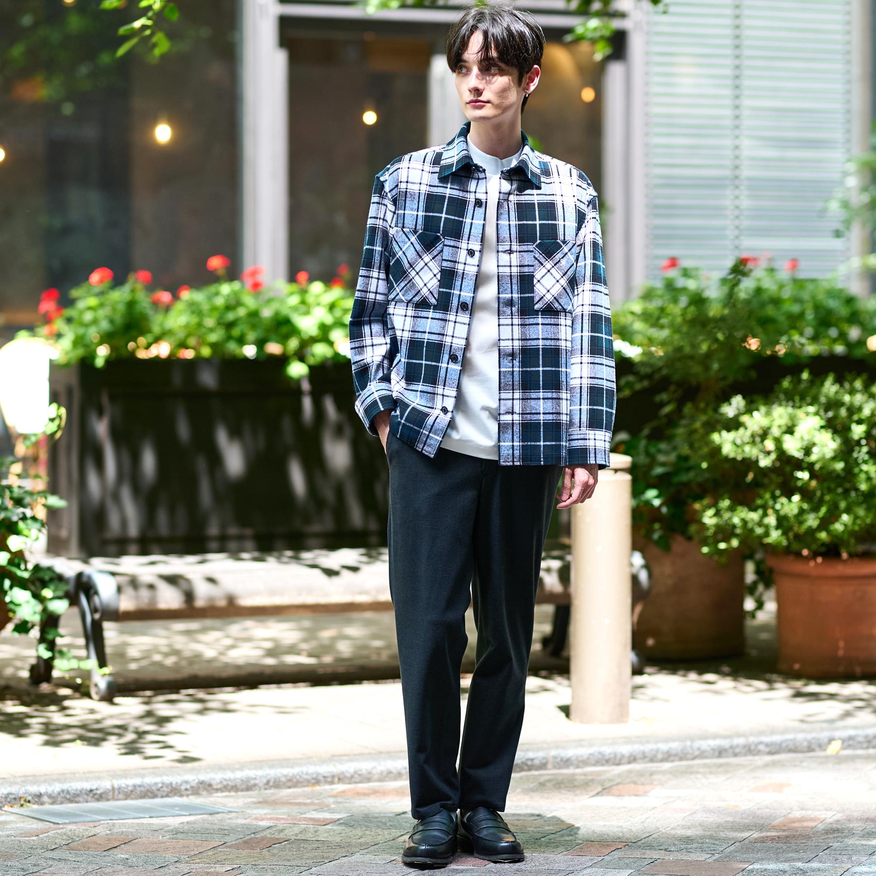 ドレステリア DRESSTERIOR タータンチェック CPOシャツブルゾン （イエロー(232)） イエロー(232)