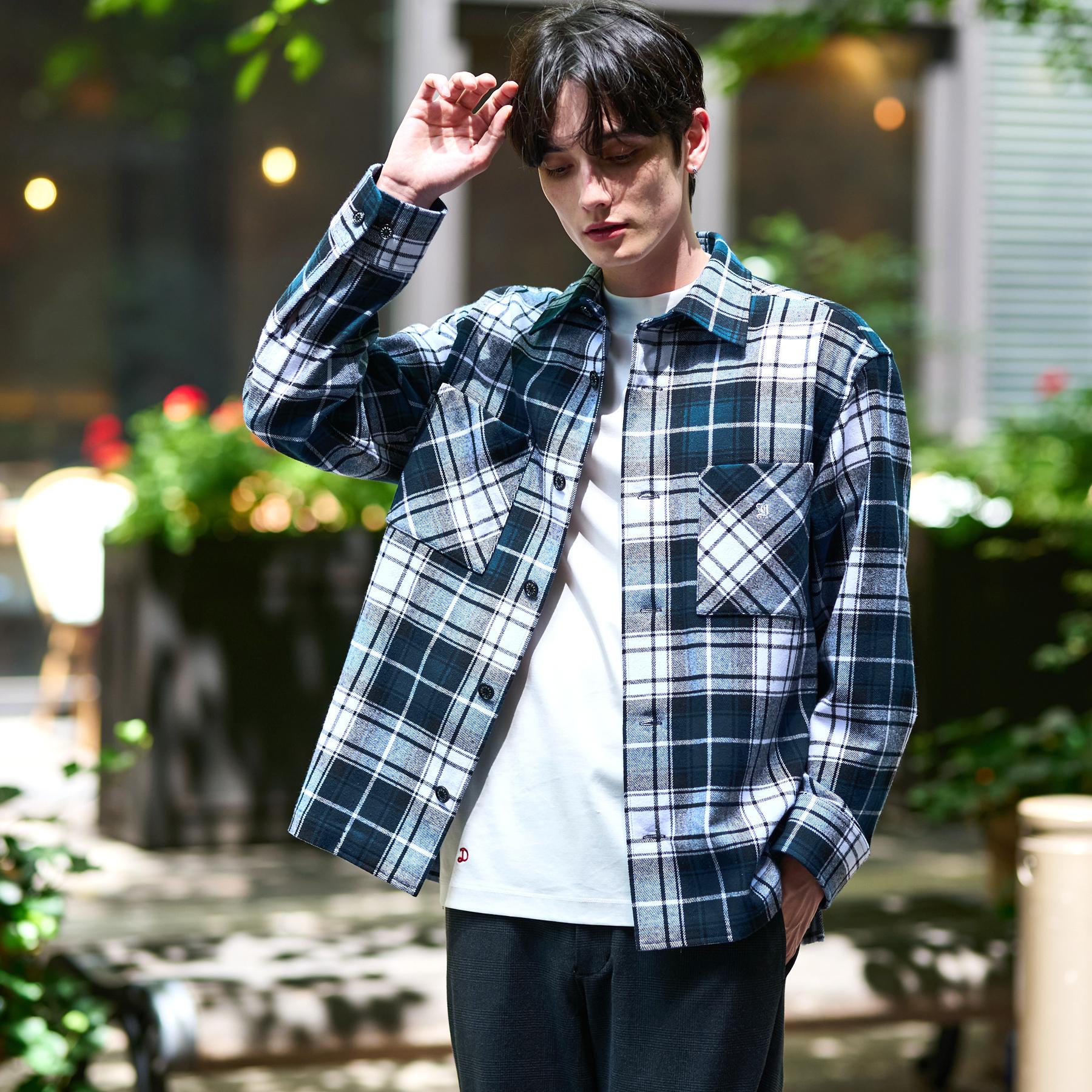 ドレステリア DRESSTERIOR タータンチェック CPOシャツブルゾン （イエロー(232)） イエロー(232)