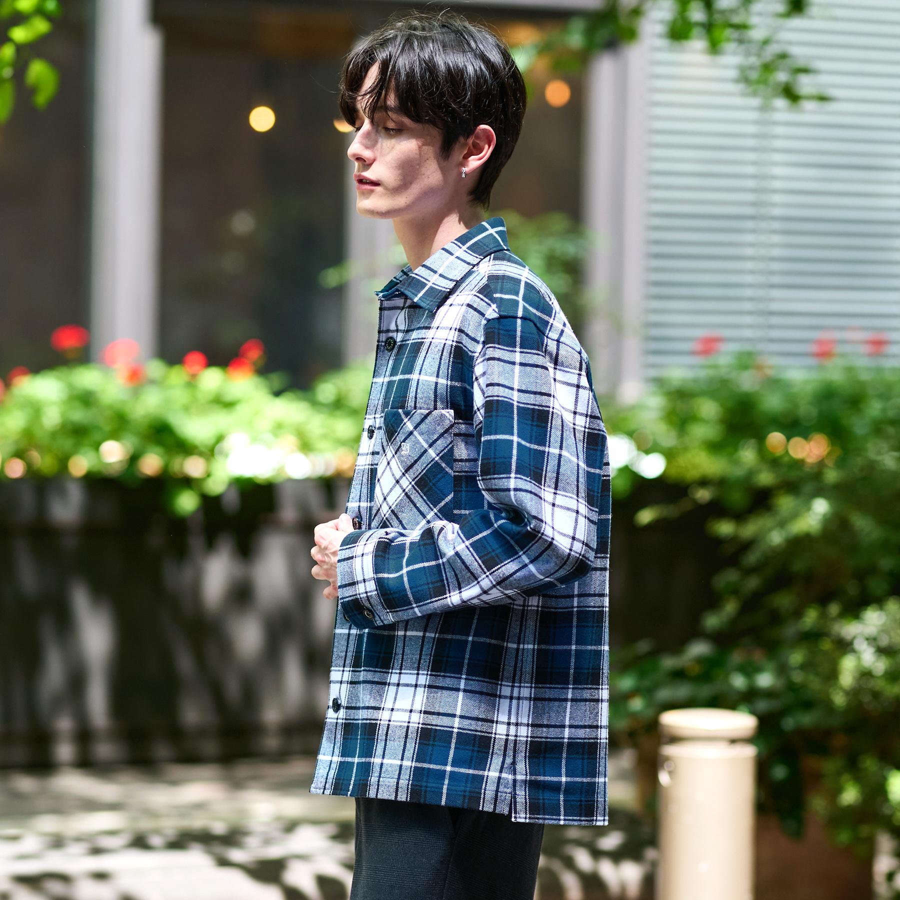 ドレステリア DRESSTERIOR タータンチェック CPOシャツブルゾン （イエロー(232)） イエロー(232)