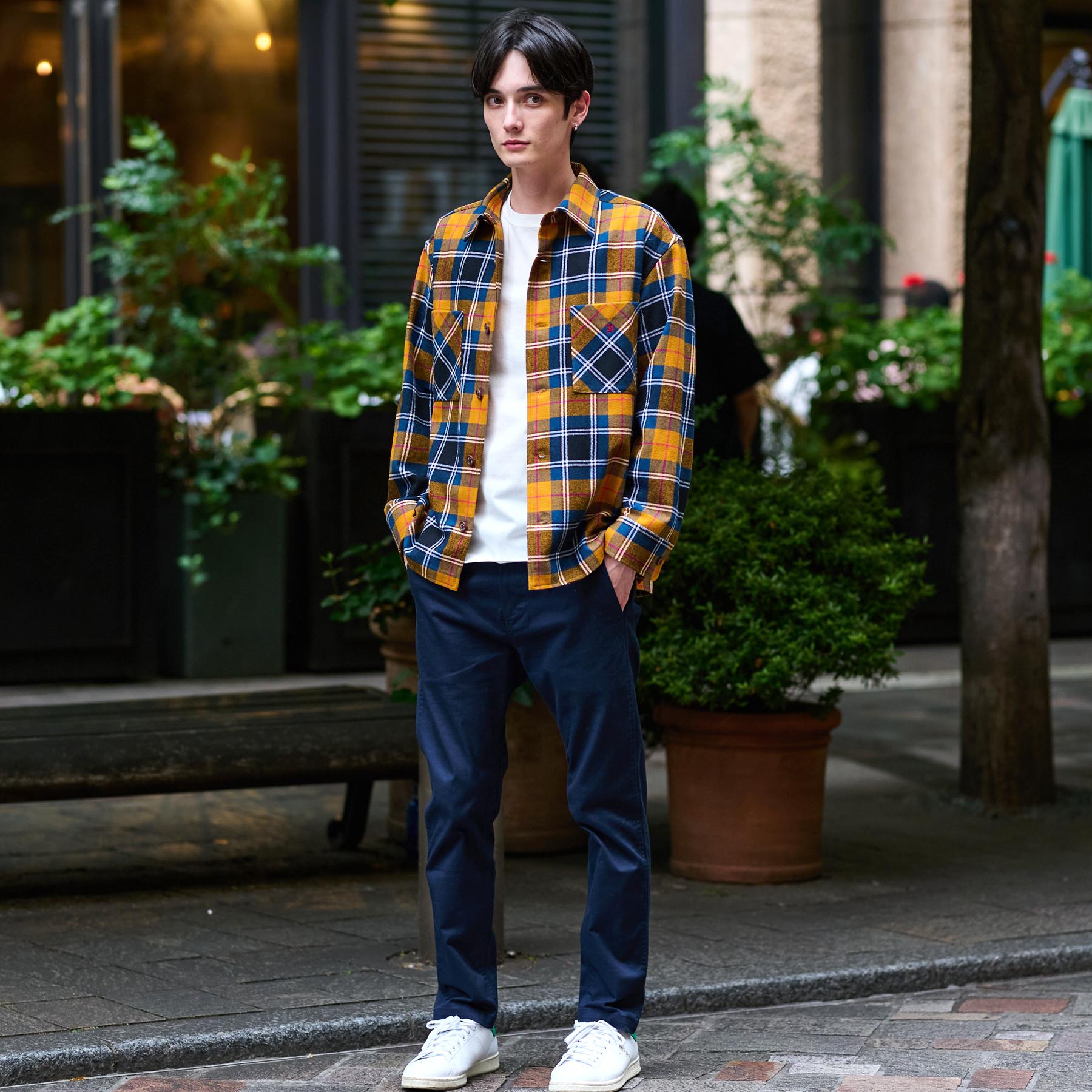 ドレステリア DRESSTERIOR タータンチェック CPOシャツブルゾン （イエロー(232)） イエロー(232)