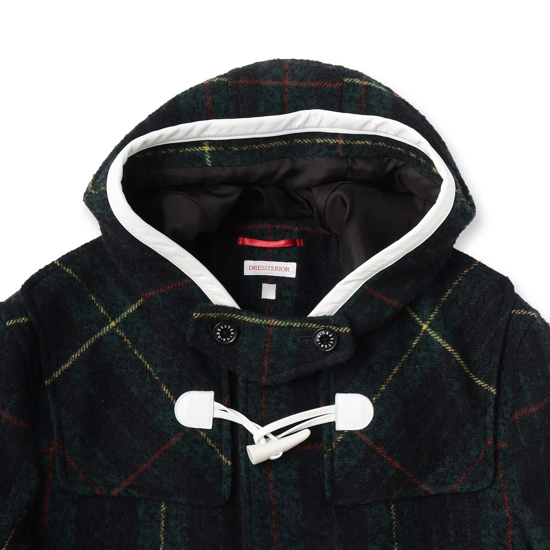 ドレステリア DRESSTERIOR タータンチェック ダッフルジャケット （グリーン(224)） グリーン(224)