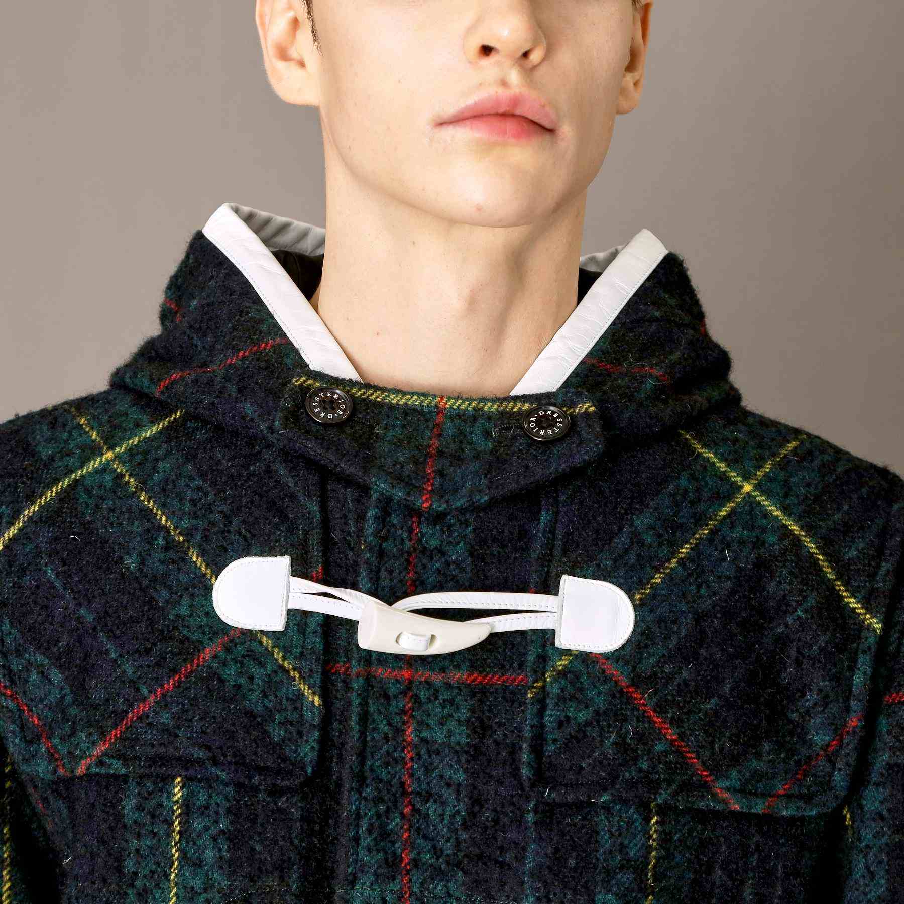 ドレステリア DRESSTERIOR タータンチェック ダッフルジャケット （グリーン(224)） グリーン(224)