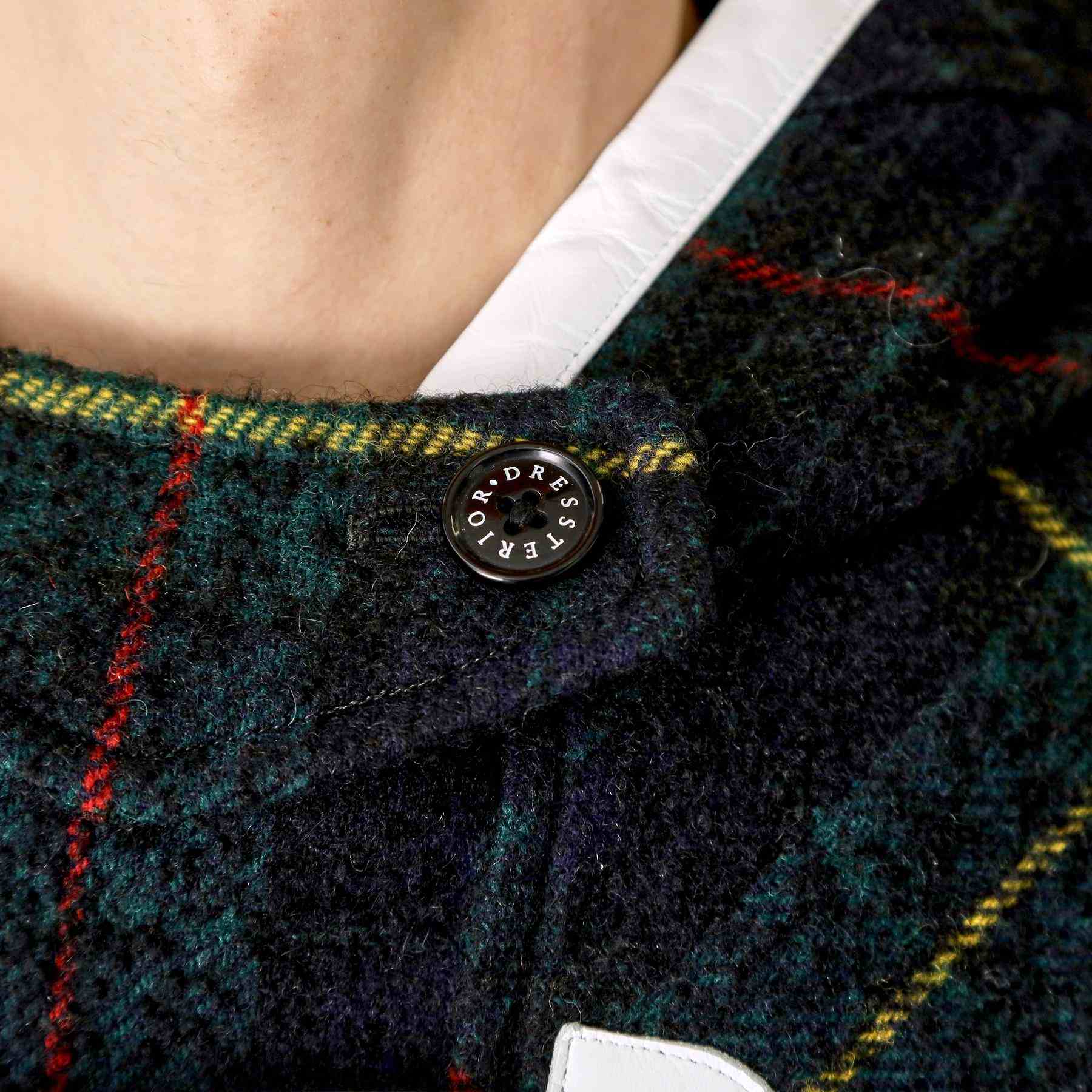 ドレステリア DRESSTERIOR タータンチェック ダッフルジャケット （グリーン(224)） グリーン(224)