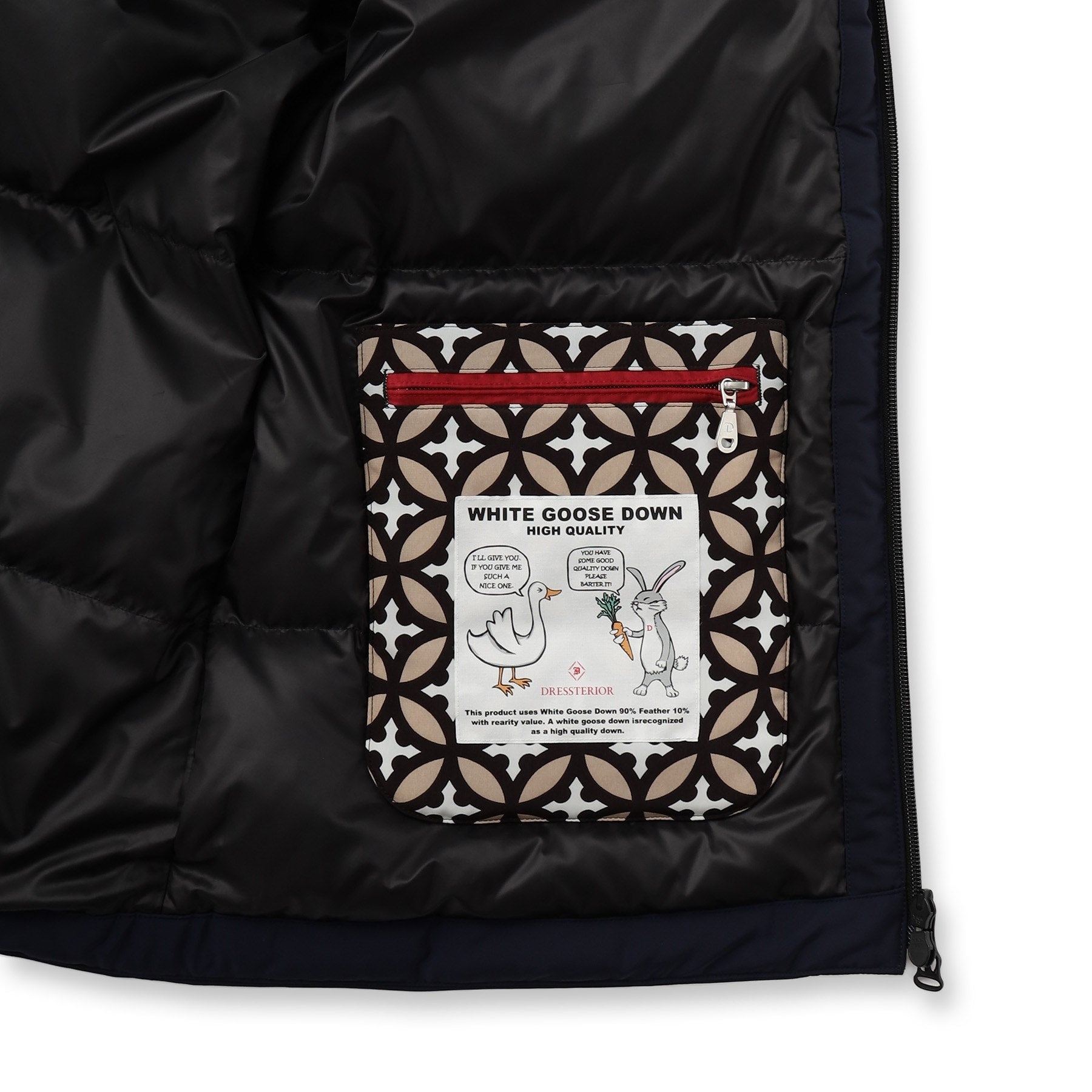 ドレステリア DRESSTERIOR ウォータープルーフ ホワイトグースダウン （ブラック(019)） ブラック(019)