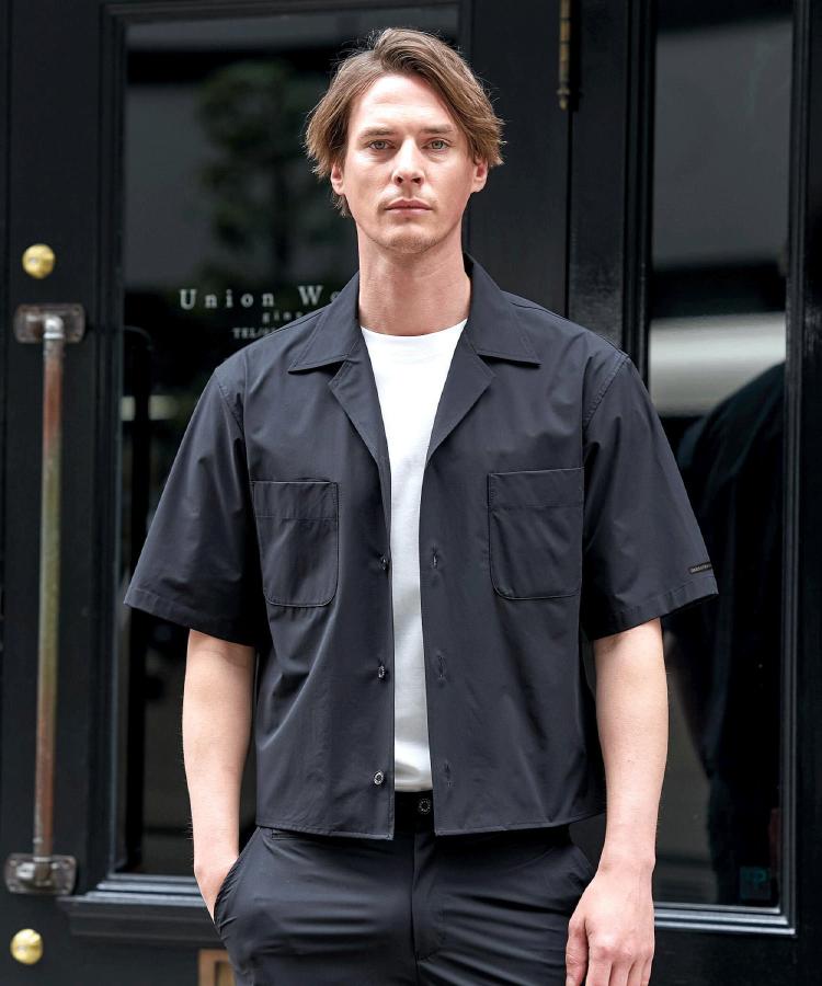 ドレステリア DRESSTERIOR SOLOTEX ストレッチオープンカラーシャツ （ベージュ(052)） ベージュ(052)