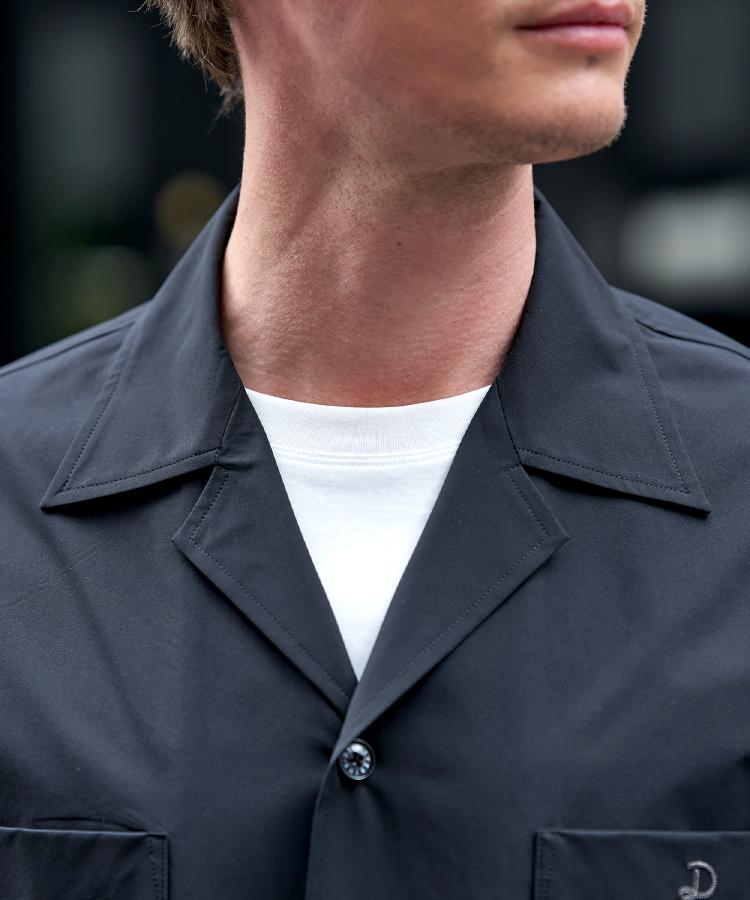 ドレステリア DRESSTERIOR SOLOTEX ストレッチオープンカラーシャツ （ベージュ(052)） ベージュ(052)