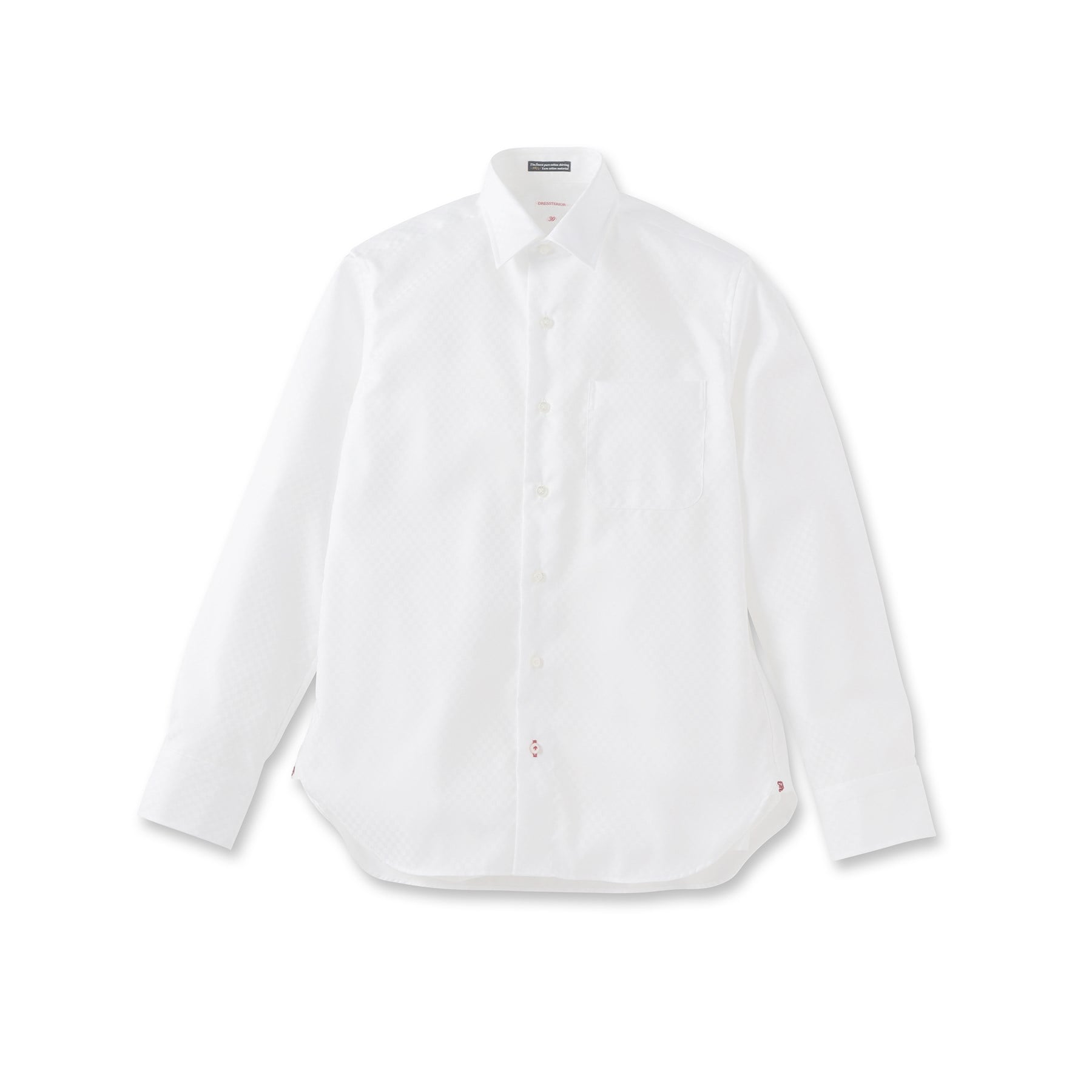 DRESSTERIOR 100 Double Dobby Square Jacquard Shirt