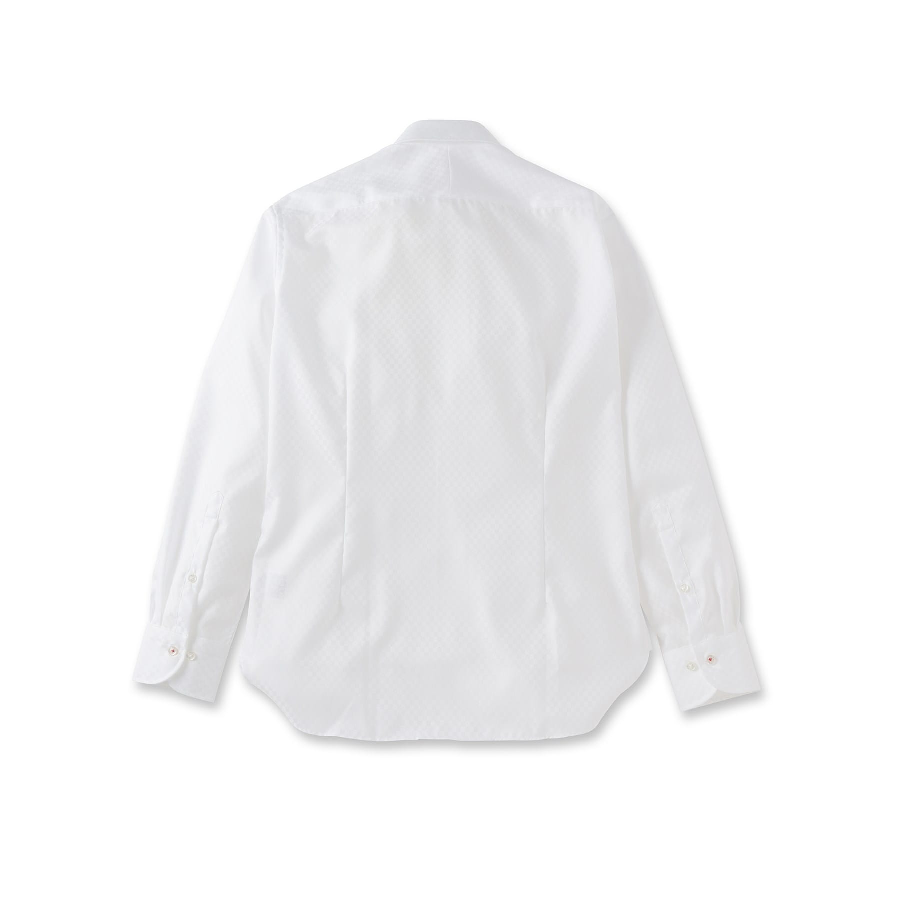 DRESSTERIOR 100 Double Dobby Square Jacquard Shirt