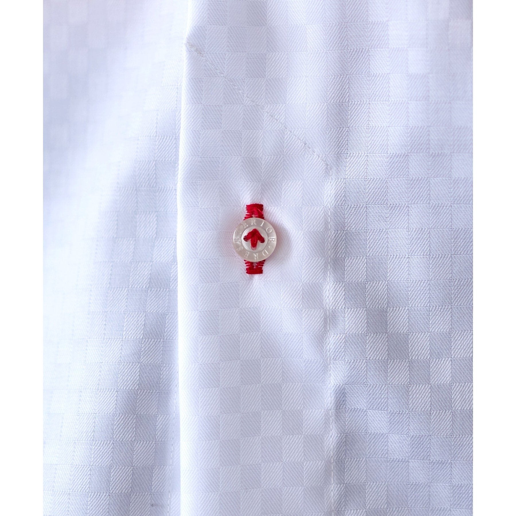 DRESSTERIOR 100 Double Dobby Square Jacquard Shirt