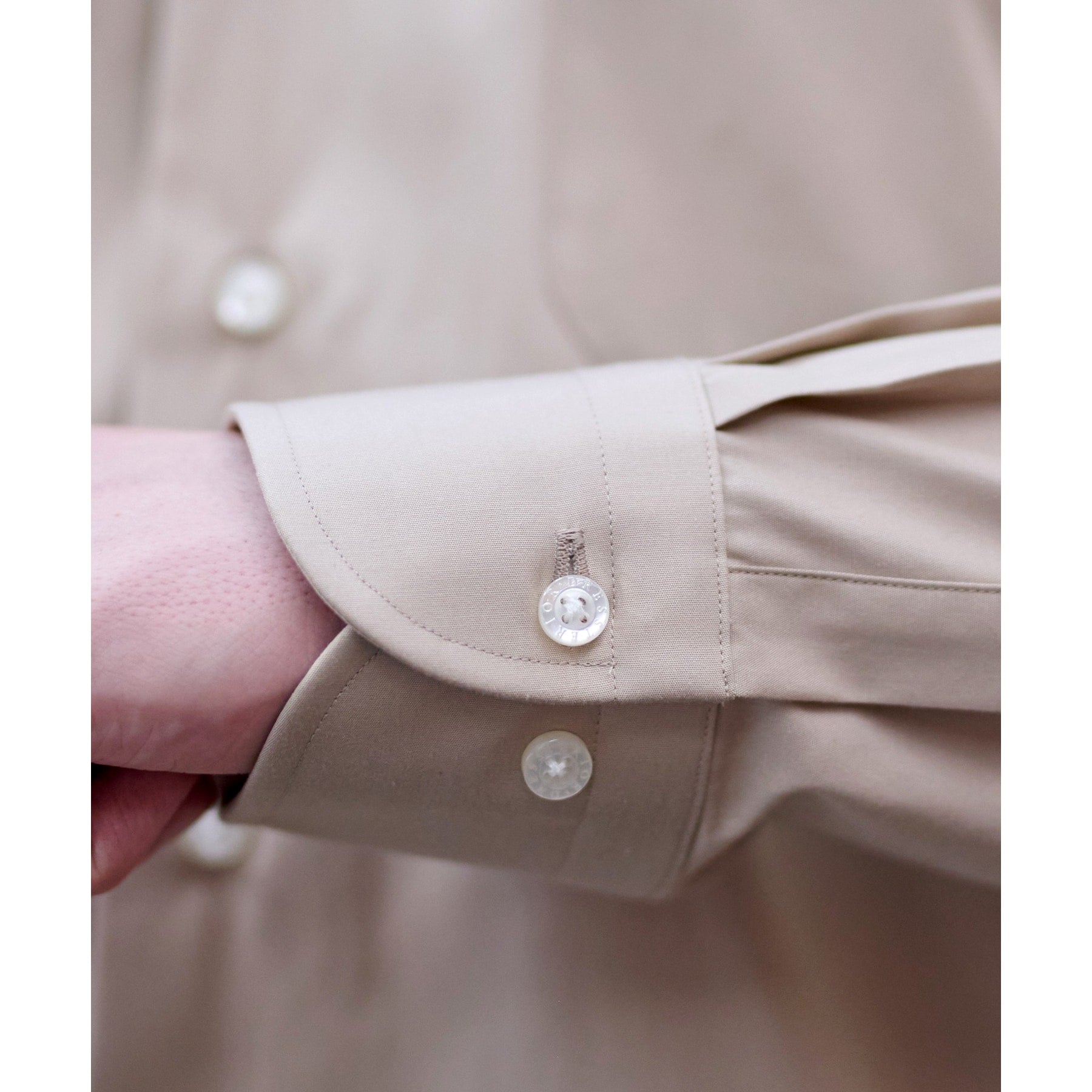 ドレステリア DRESSTERIOR レギュラカラードレスシャツ （ライトベージュ(051)） ライトベージュ(051)