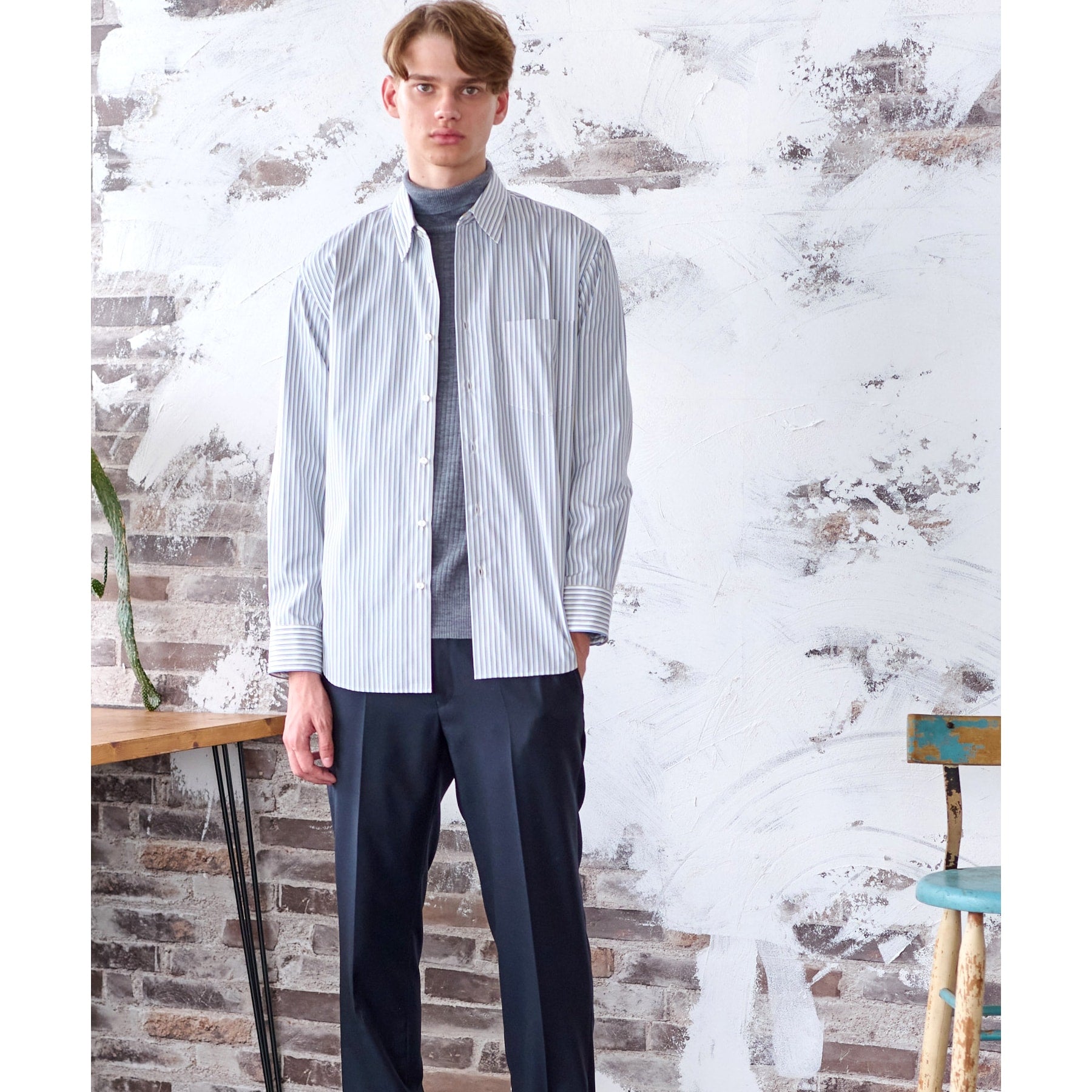 ドレステリア DRESSTERIOR THOMAS MASON ストライプシャツ